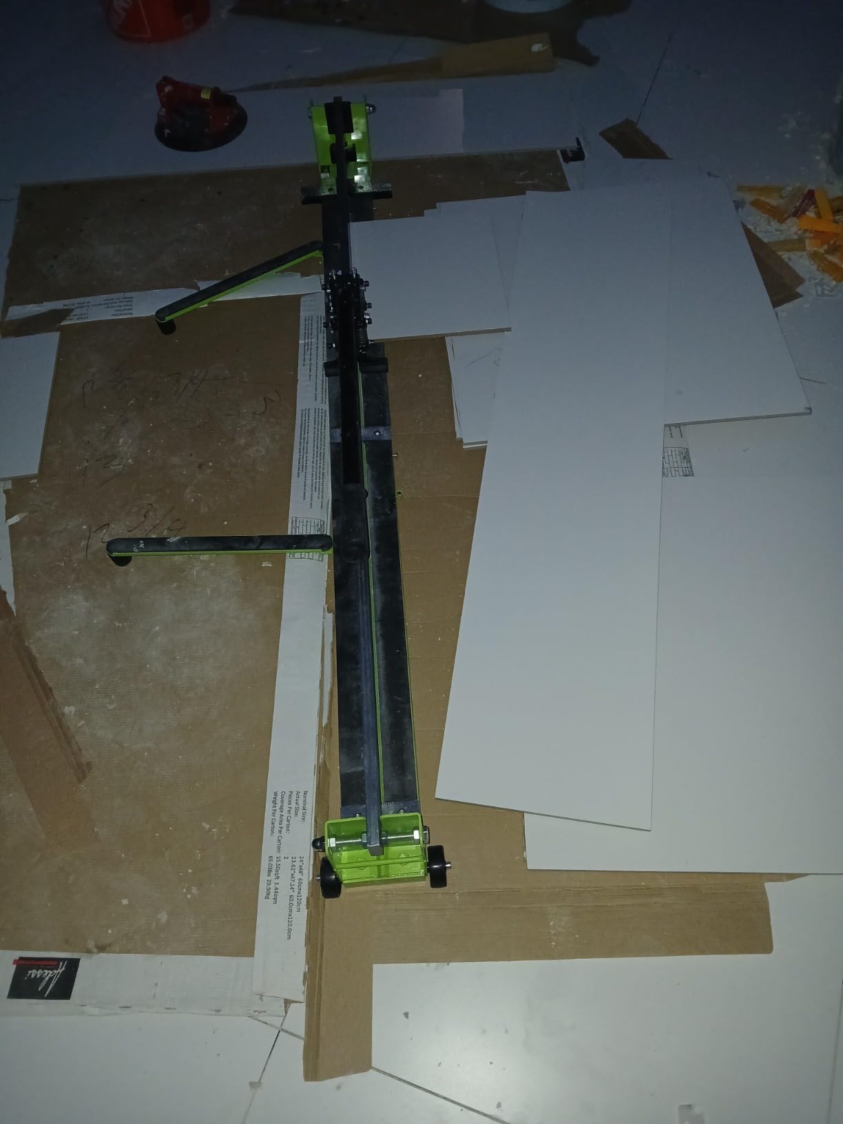 VEVOR Tile Cutter 48 in, Manual Cutting Machine, Heavy-Duty All-Steel Frame customer photo 2