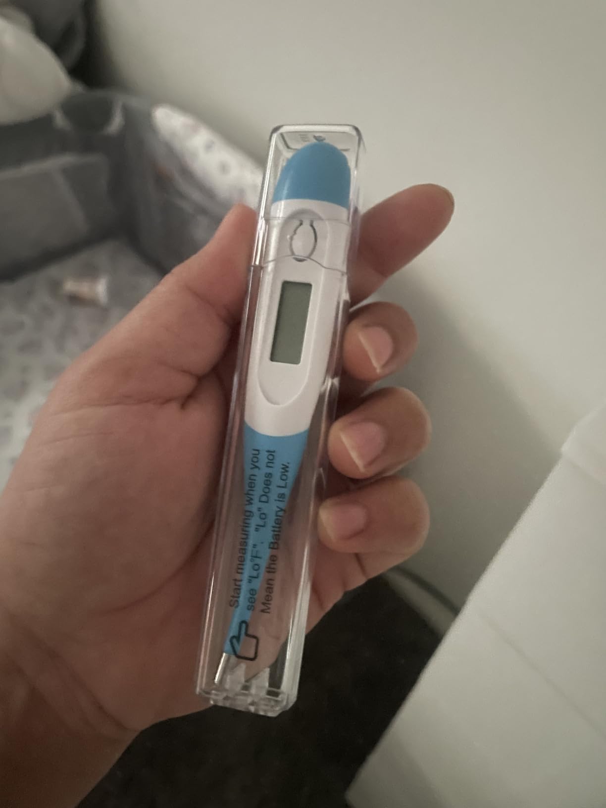 Boncare 10 Seconds Oral Thermometer for Adults and Kids, Light Blue customer photo 2
