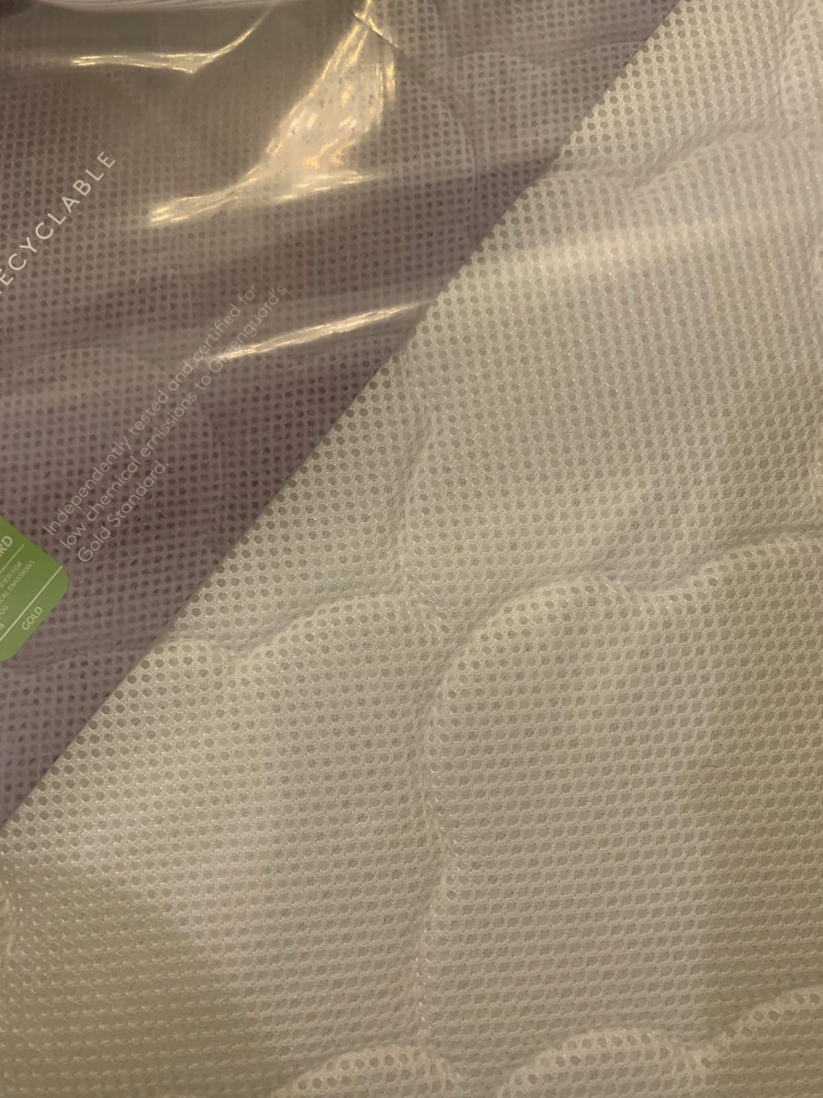 Newton Baby Waterproof Crib Mattress, Breathable & Washable - White customer photo 2