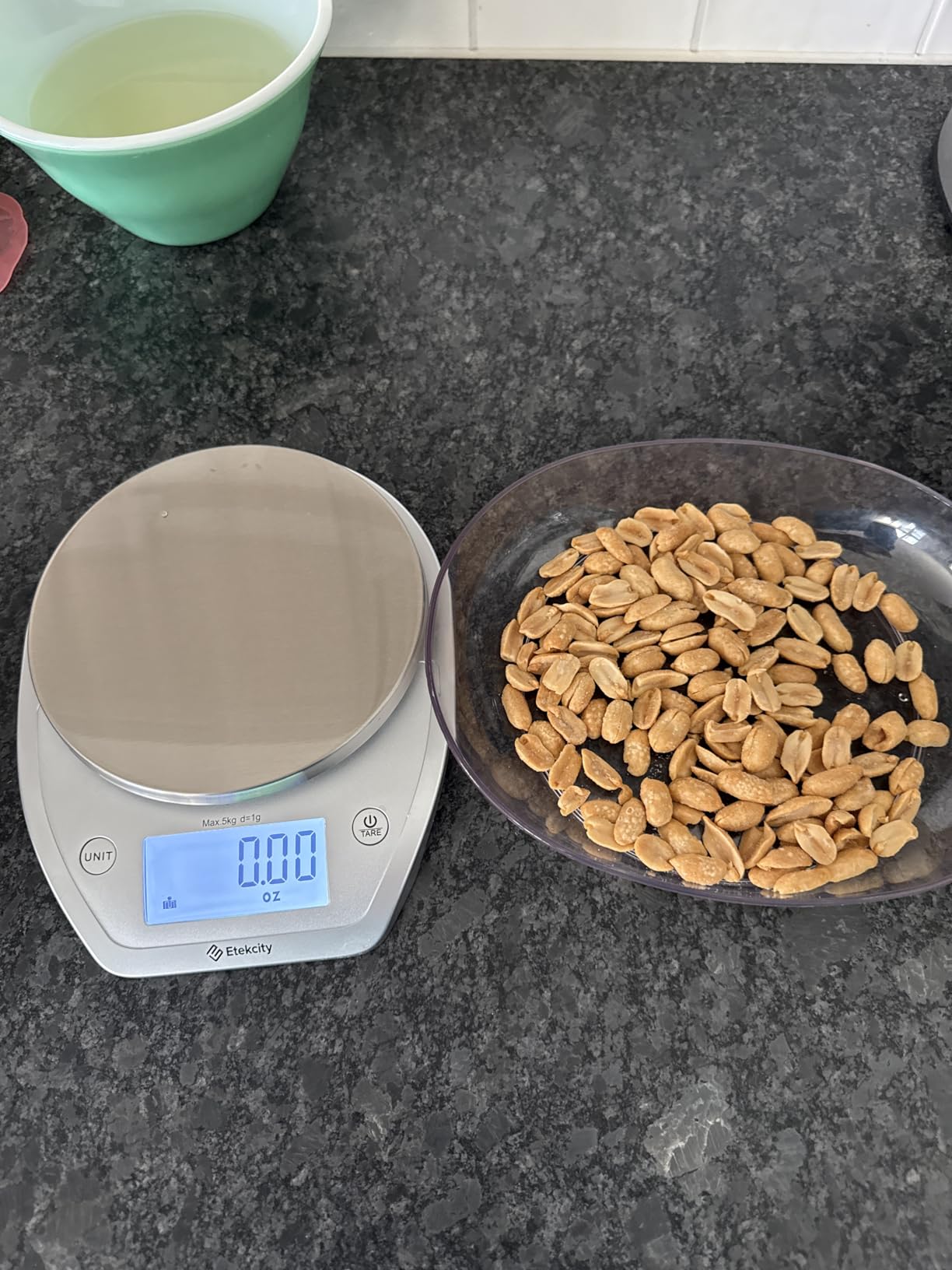Etekcity 0.1g Food Kitchen Scale, Bowl, Digital Grams and Ounces for Weight Loss, Dieting, Baking, Cooking, and Meal Prep, 11lb/5kg, Stainless Steel Silver customer photo 1