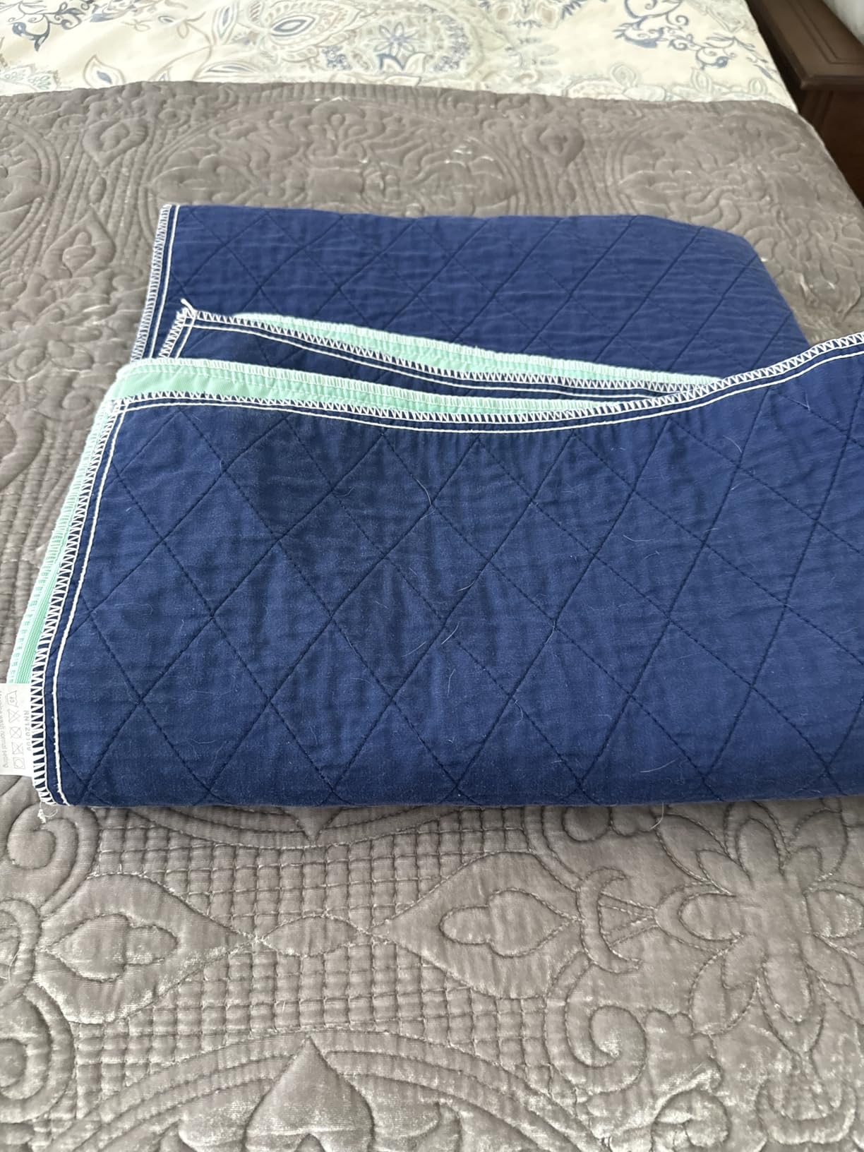 Inspire Waterproof Mattress Protector, 2 Pack - Dark Colored to Hide Stains, Extra Large 34 x 54, Quilted Bed Pad for Incontinence Washable, for Adults and Kids customer photo 2