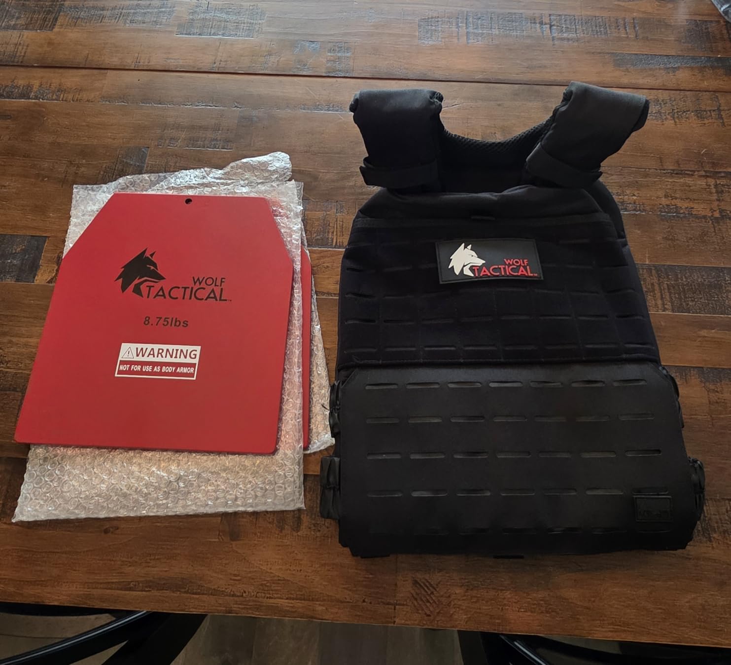 Wolf Tactical Adjustable Weighted Vest for Men & Women - Rucking, Workout, Running, Walking & CrossFit Weight Vest for Strength Training & Fitness customer photo 2