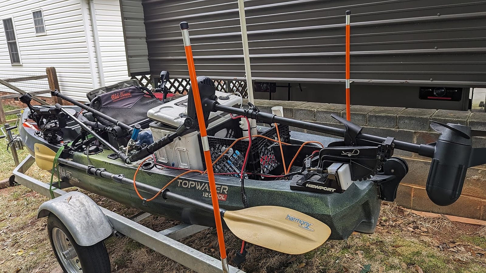 AQUOS Haswing 12V 65lbs 35.5in Brushless Transom Trolling Motor customer photo 1
