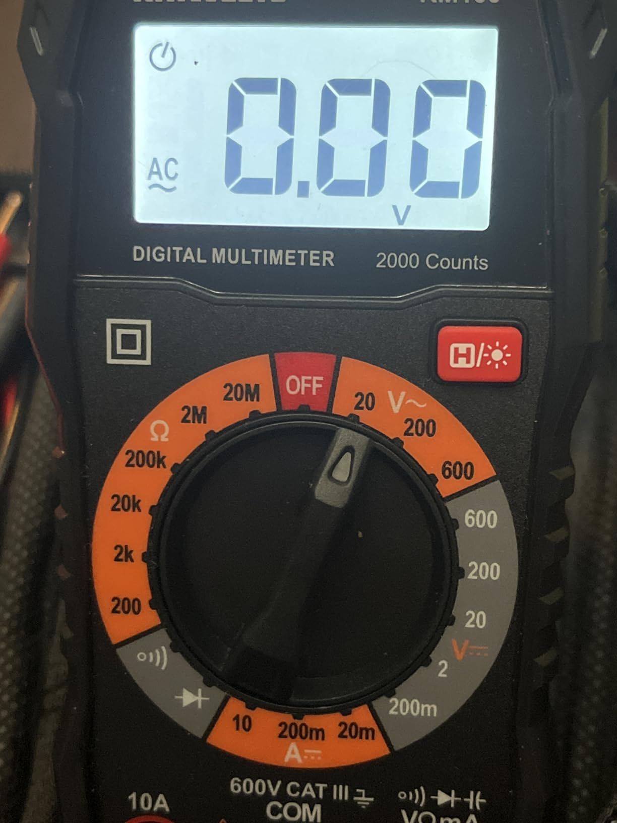 KAIWEETS Digital Multimeter with Case, DC AC Voltmeter, Ohm Volt Amp Test Meter and Continuity Test Diode Voltage Tester for Household Outlet, Automotive Battery Test (Anti-Burn with Double Fuses) customer photo 1