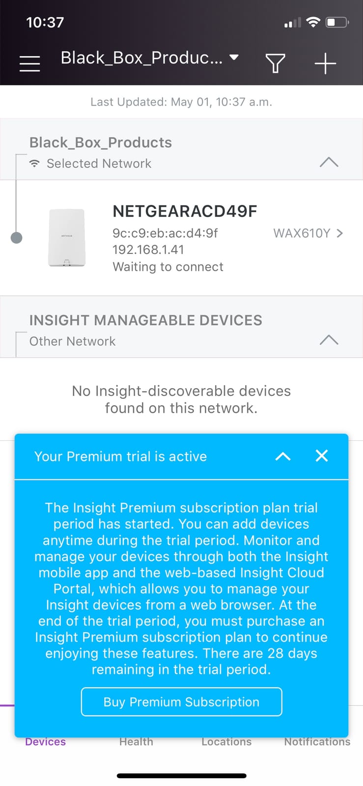 NETGEAR WiFi 6 Wireless Outdoor Access Point (WAX610Y) customer photo 1