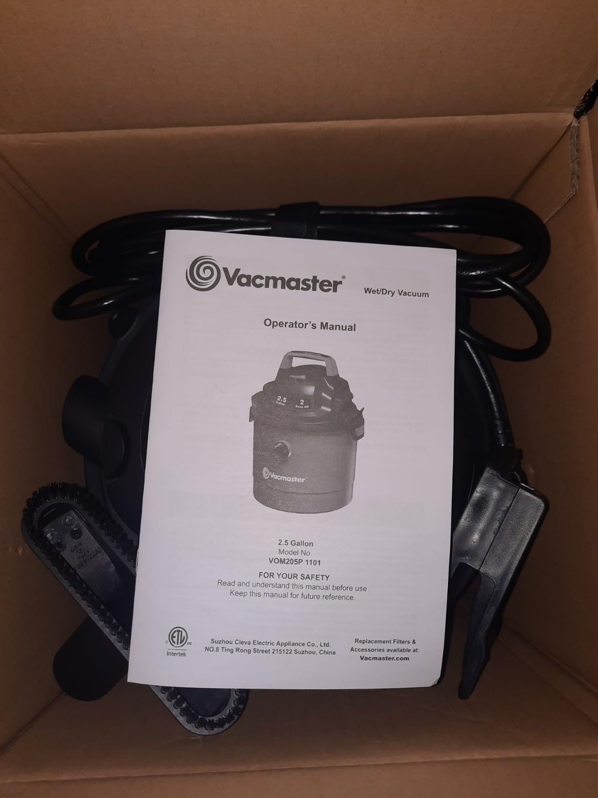 Vacmaster VOM205P 1101 2.5-Gal 2 Peak HP Wall Mount Wet/Dry Vacuum Red customer photo 1
