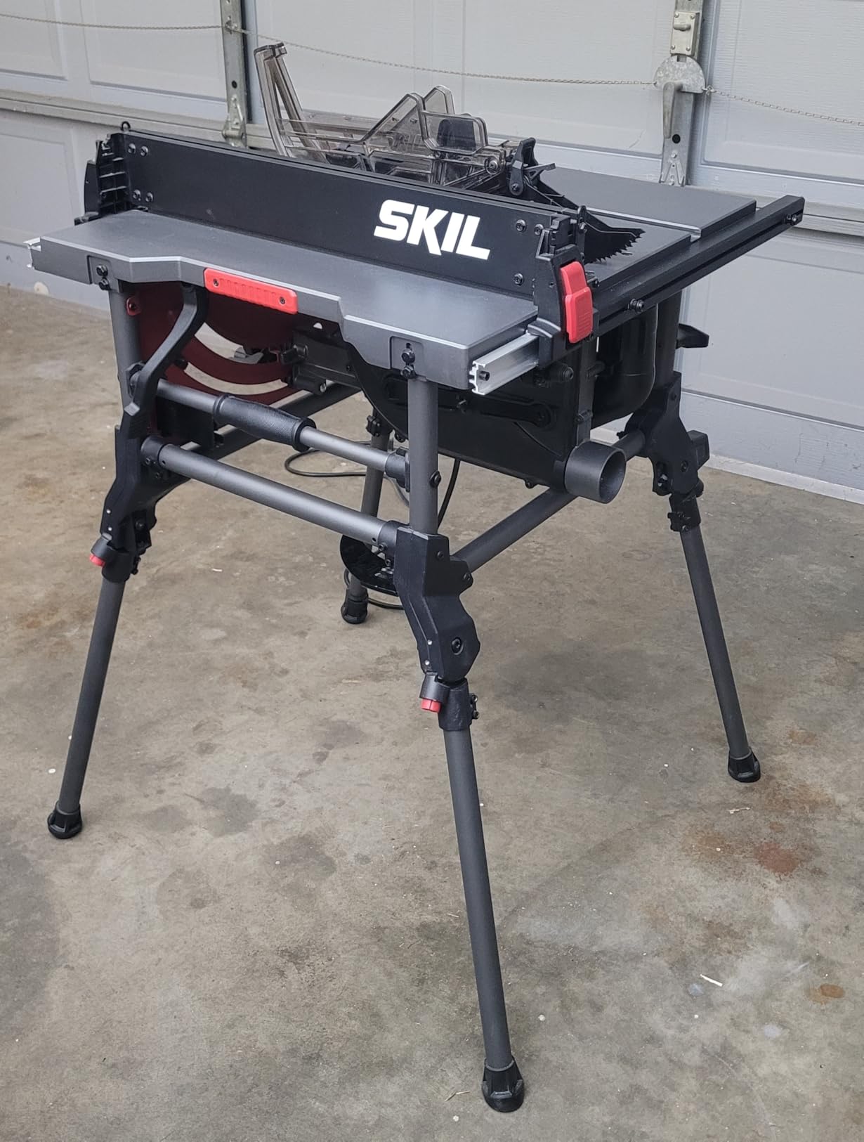 SKIL 15 Amp 10-Inch Jobsite Table Saw with Folding Stand-TS6307-00 customer photo 2