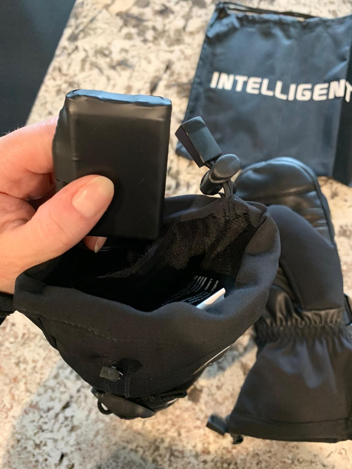 SNOW DEER Heated Mittens for Men and Women Waterproof Ski Gloves with Touchscreen 7.4V 3000mAh Battery Gloves Electric Rechargeable Thermal Mittens for Hands Warm customer photo 1