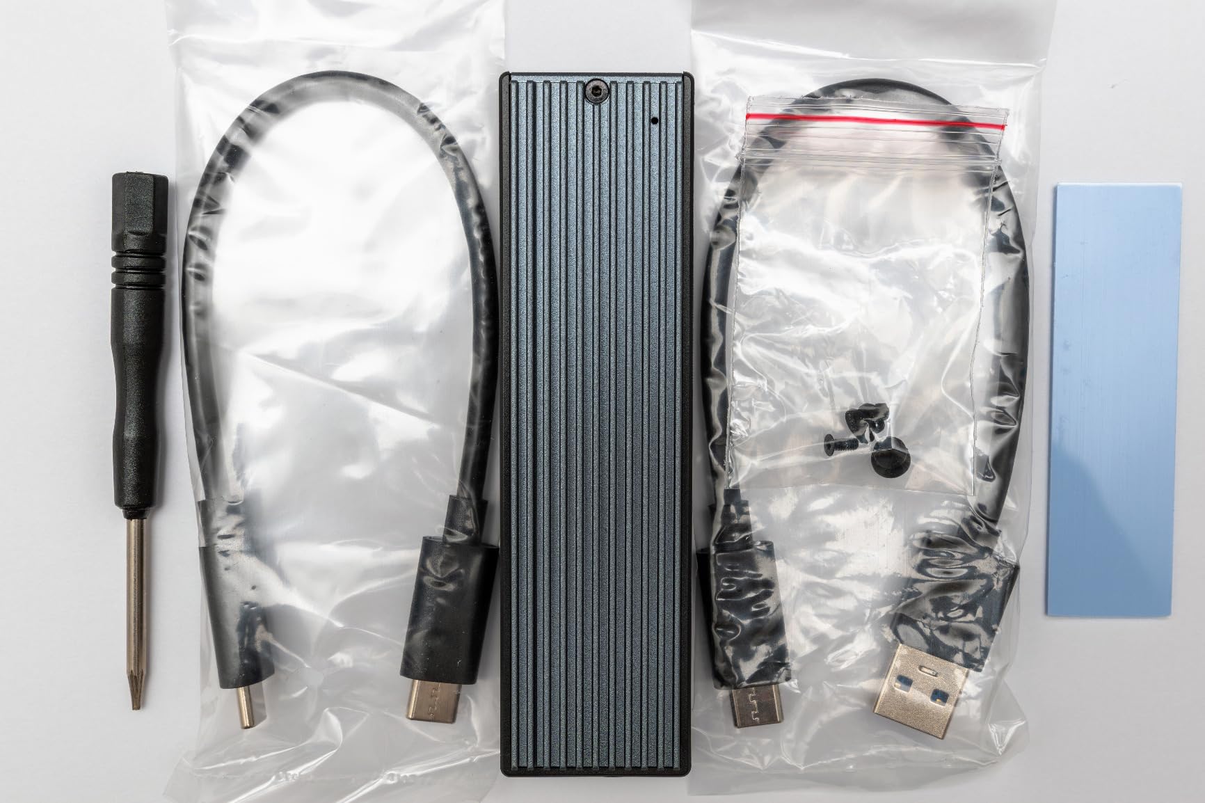 ORICO M.2 NVMe SSD Enclosure, USB 3.1 Gen 2 (10 Gbps) PCIe External Adapter NVMe Case for 2230/2242/2260/2280 M.2 SSD up to 8TB, UASP Supported - M2PV customer photo 1