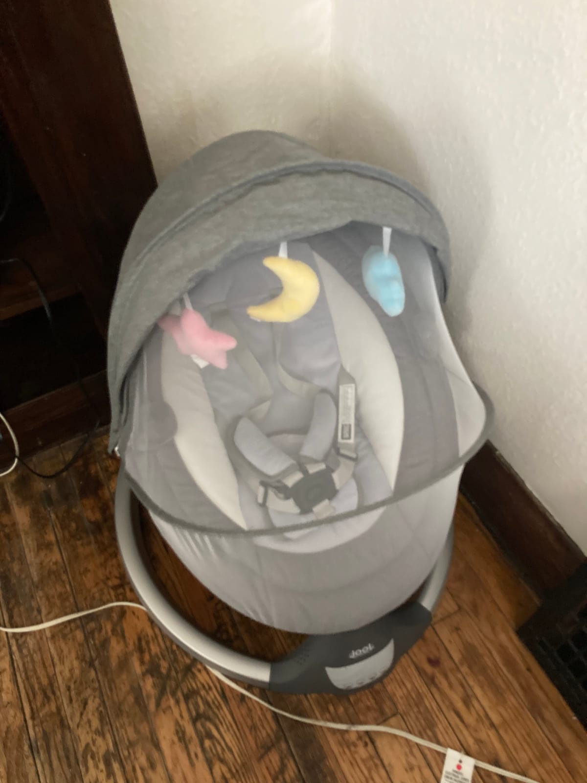 Jool Baby Nova Baby Swing for Infants – Bluetooth Music, Remote (Gray) | Keep Baby Happy While Getting Things Done – Gentle Side-to-Side Motion Helps Baby Feel Content customer photo 1