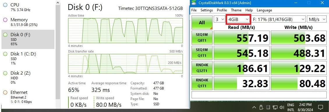 Timetec 1TB SSD 3D NAND SATA III 6Gb/s 2.5 Inch 7mm (0.28