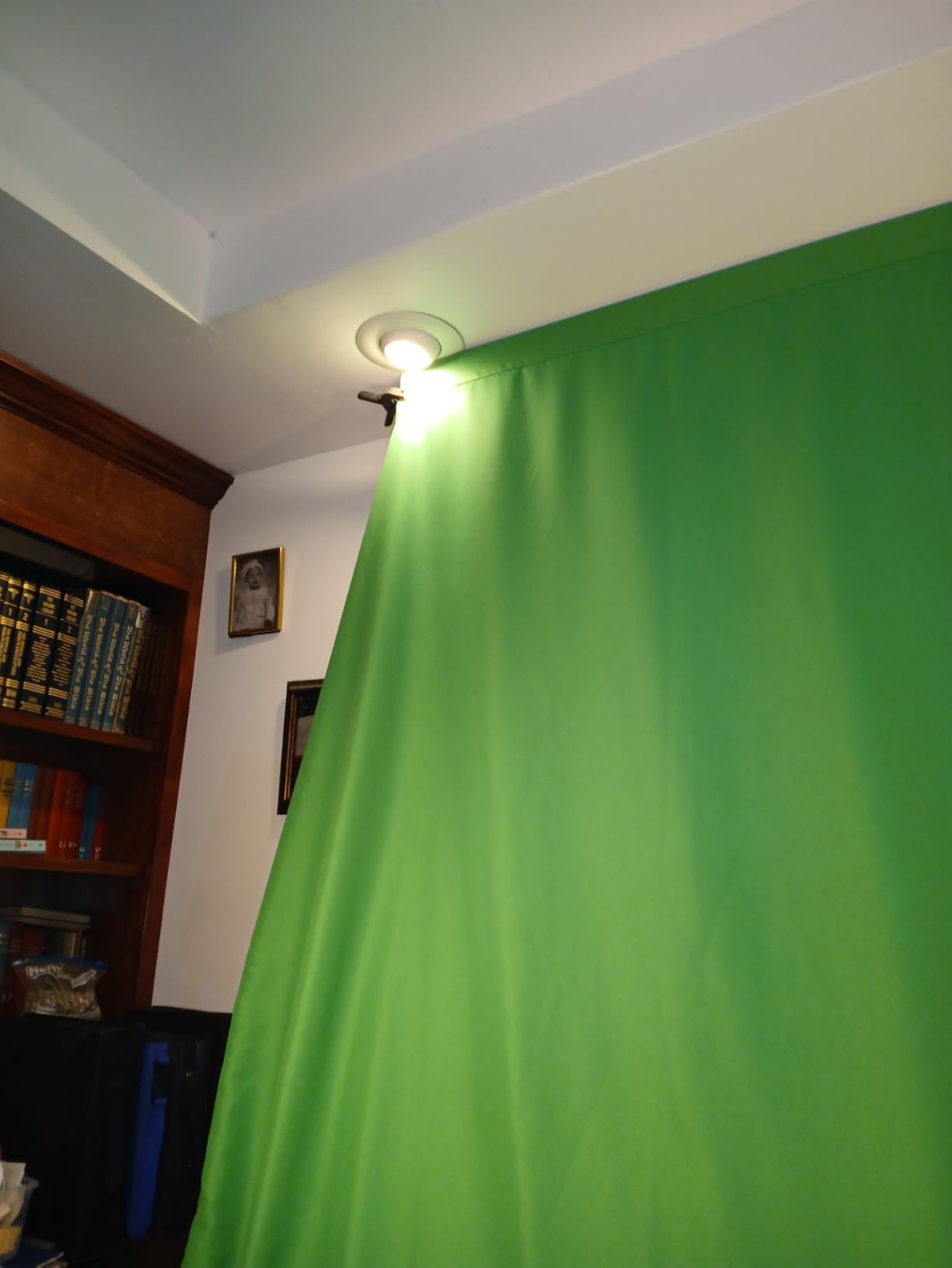 10 X 7 FT Green Screen Backdrop for Photography, Virtual GreenScreen customer photo 2