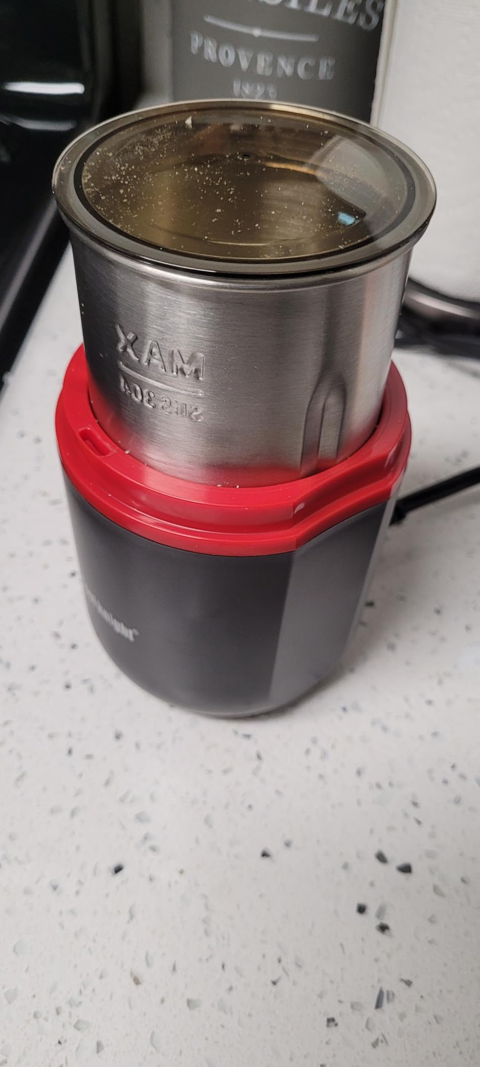 COOL KNIGHT Herb Grinder [large capacity/fast/Electric ]-Spice Herb Coffee Grinder with Pollen Catcher/- 7.5