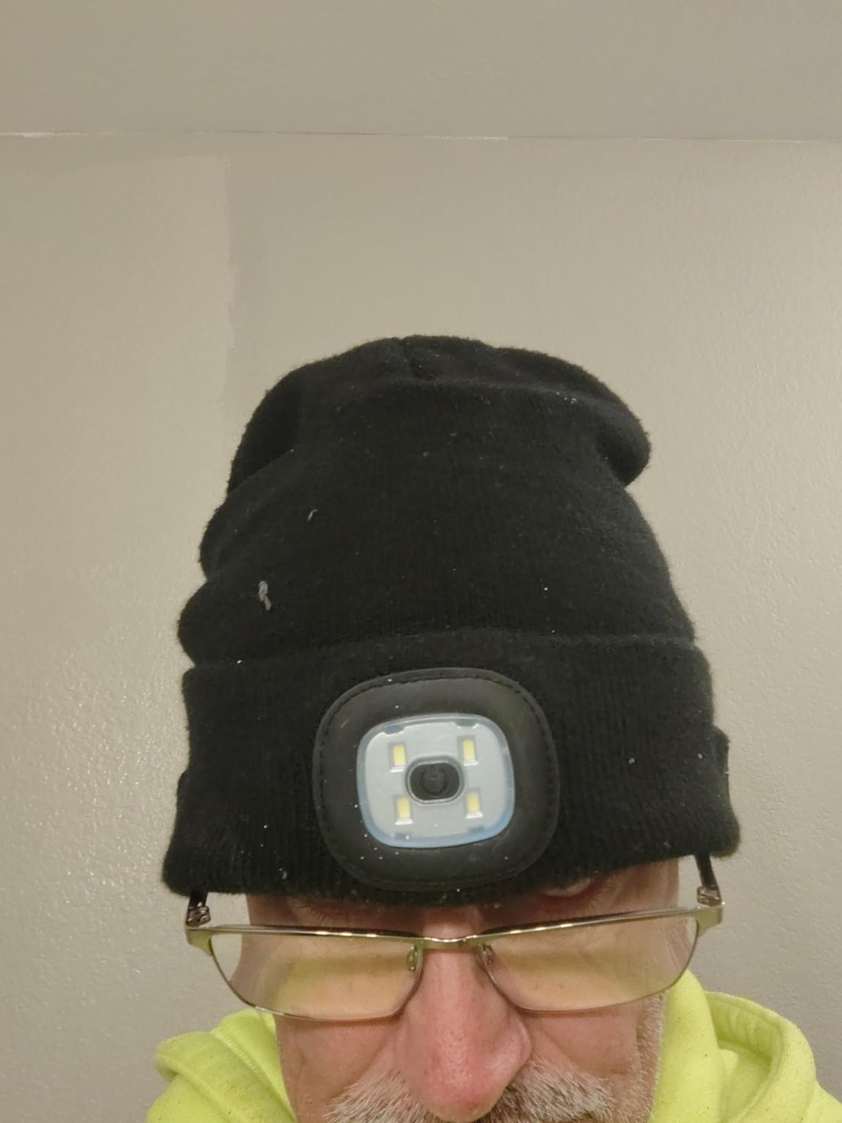 Bosttor Bluetooth Beanie Hat with Light, Headlamp Cap with Headphones and Built-in Speaker Mic, Gifts for Men Women Teen customer photo 1