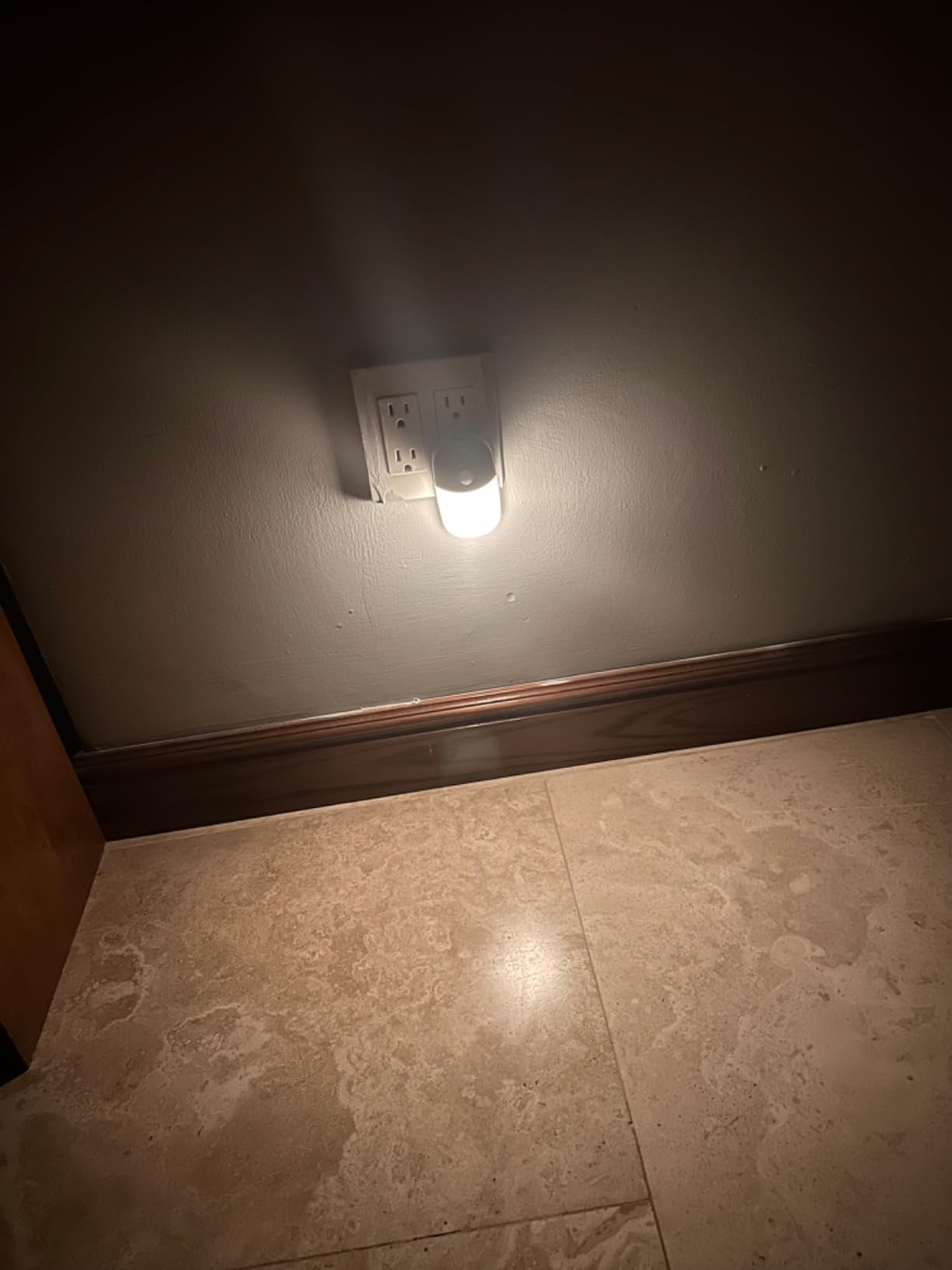 MAZ-TEK Plug in Motion Sensor Dimmable Night Light, Soft Warm White LED Nightlight with Dusk to Dawn Motion Sensor, Adjustable Brightness for Bedroom, Bathroom, Kitchen, Hallway, Stairs,2 Pack customer photo 1