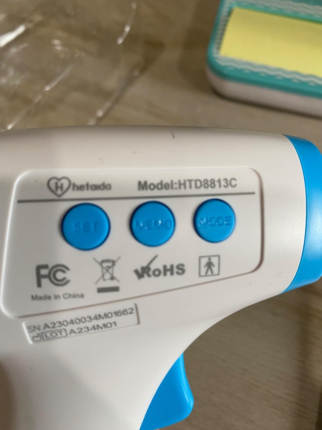 Digital Thermometer for Adults and Kids, No Touch Forehead Thermometer for Baby, 2 in 1 Body Surface Mode Infrared Thermometer with Fever Alarm and Instant Accuracy Readings customer photo 2