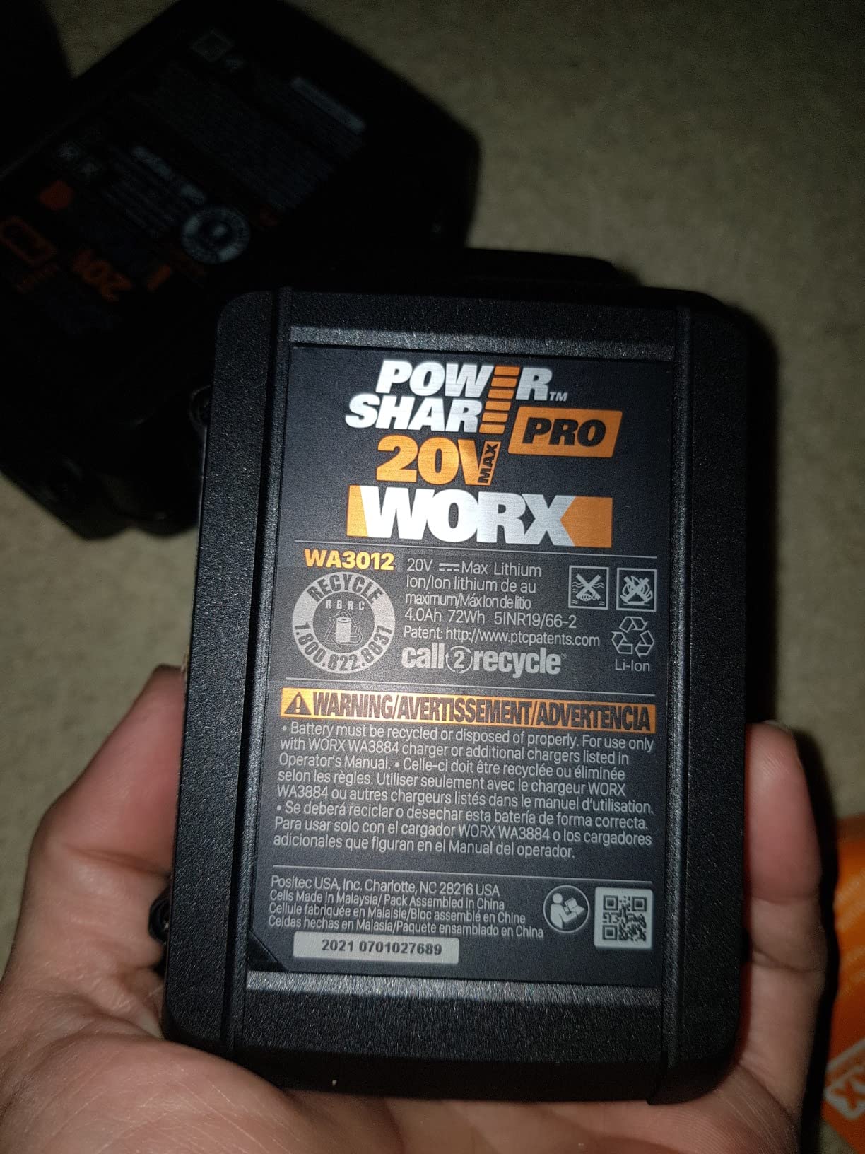 WORX Cordless Leaf Blower, 20V Electric Blower for Leaf Removal, WG543 customer photo 2