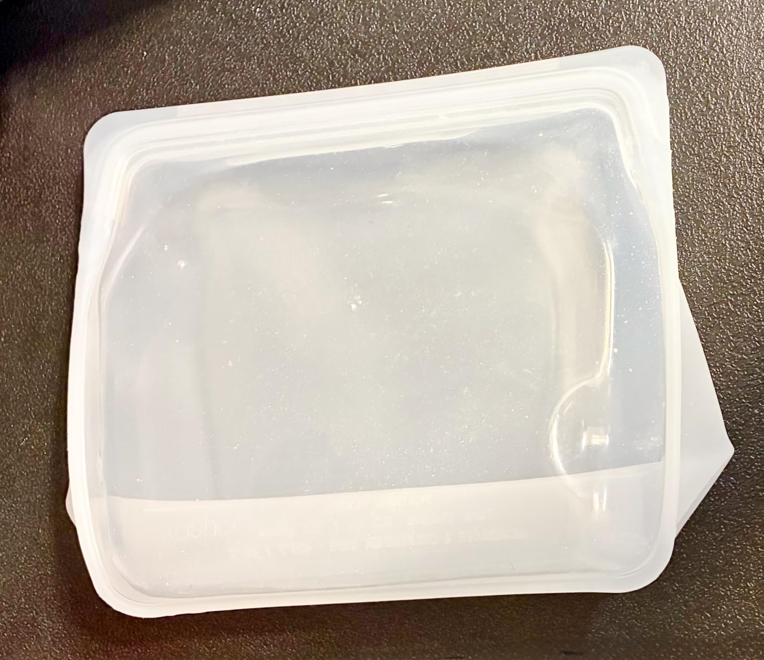 Stasher Premium Reusable Silicone Bag, Stand-Up Mega, Clear, 104 oz customer photo 1