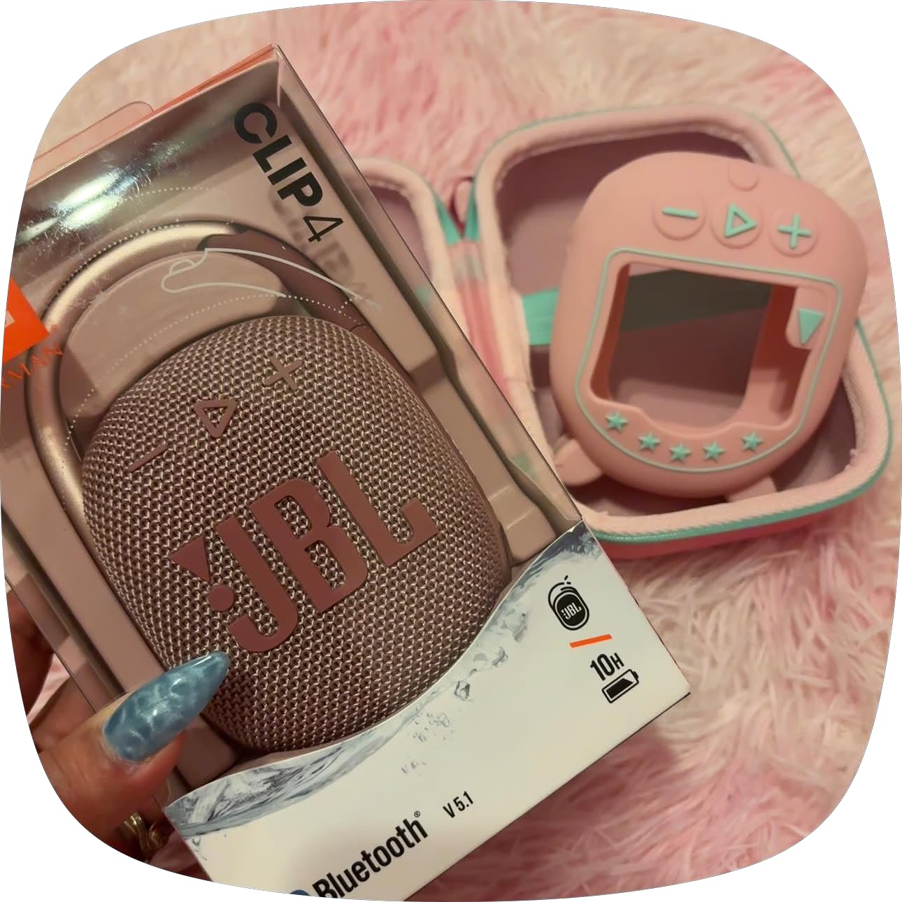 JBL Clip 4, Teal - Portable Bluetooth 5.1 Speaker - Up to 10 Hours of Play - Waterproof & Dust Resistant - Includes Noise & Echo-Canceling Speakerphone customer photo 1