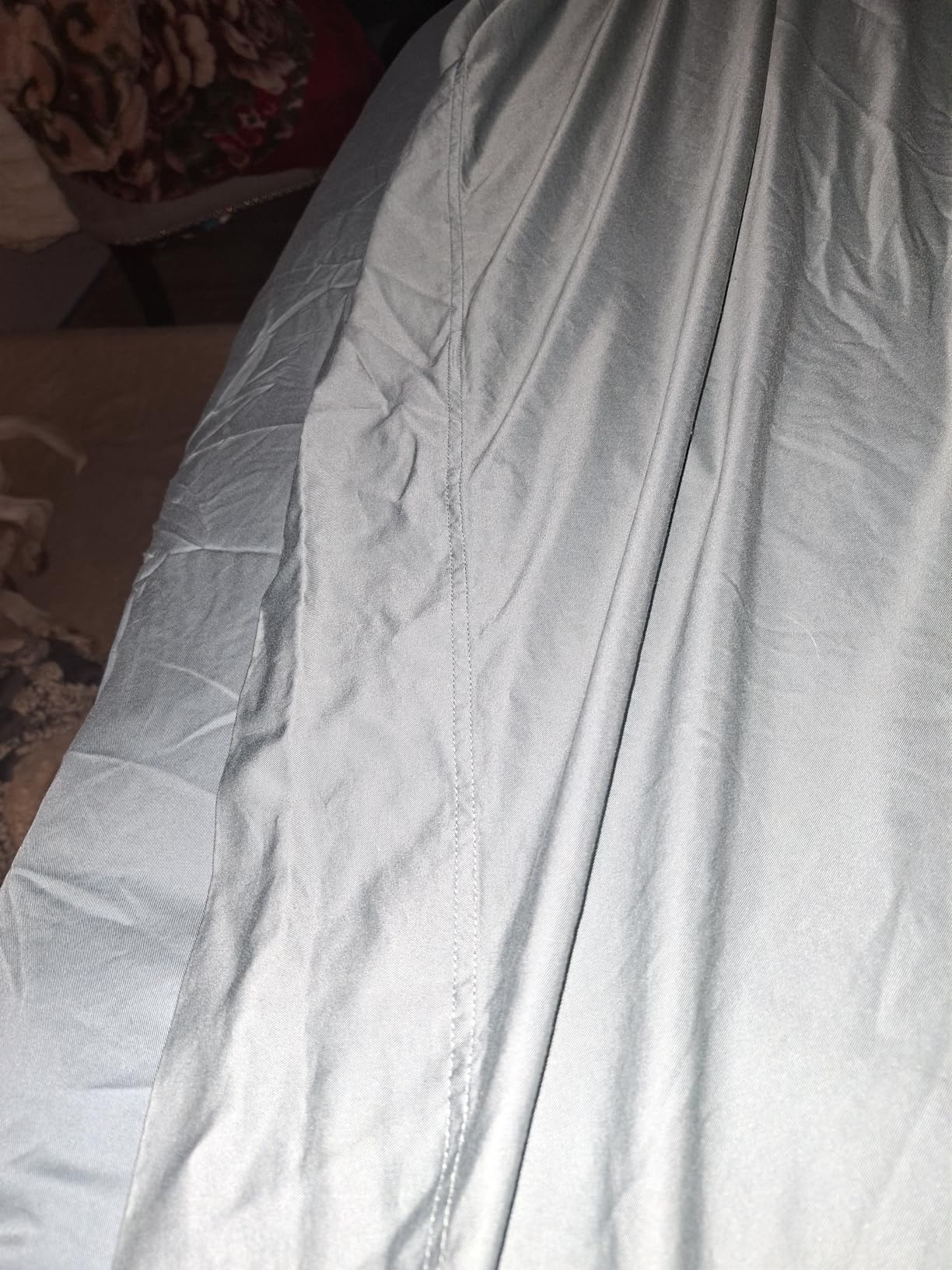YnM Cooling Bed Sheet Set with 100 Percent Rayon Derived from Bamboo, 400TC Fabric with 2 Pillowcases and Flat Sheet, Deep Pocket Fit 19'', Silky-Soft & Sweat Wicking, 4 Piece (Queen, Rose Purple) customer photo 1