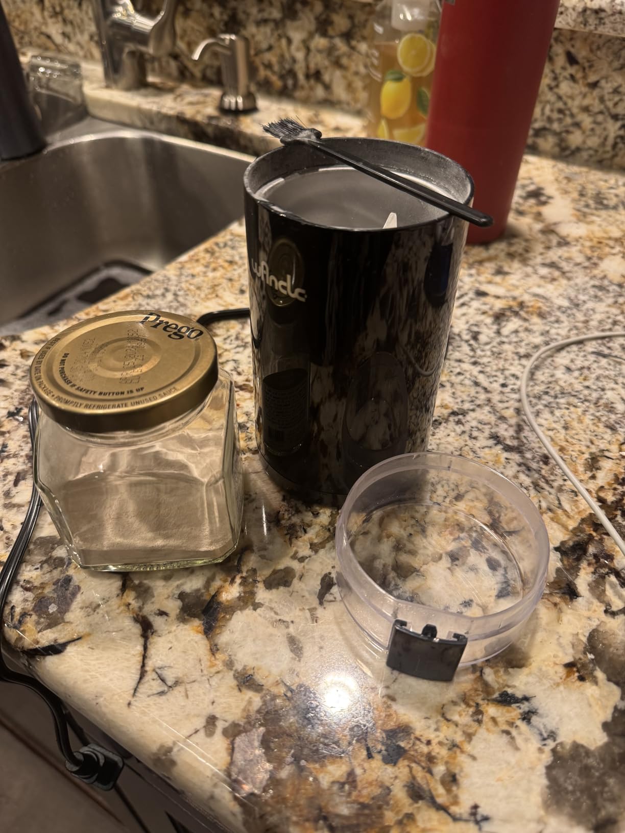 Wancle Electric Coffee Grinder, Spice Grinder, One Touch Coffee Mill for Beans, Spices and More, with Clean Brush Black customer photo 2