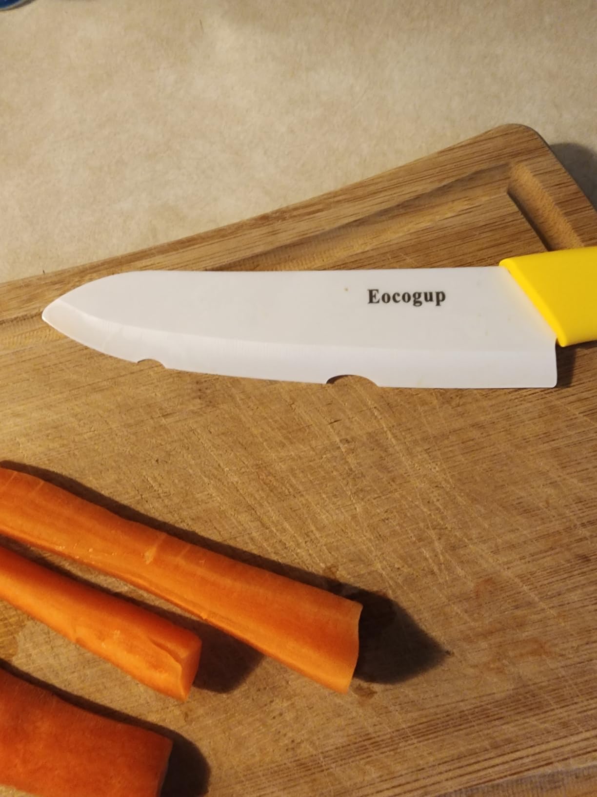 Eocogup Ceramic Knife Set, 4-Piece Colored Kitchen Knives with Sheaths customer photo 1