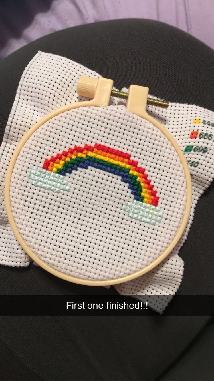 Pllieay Cross Stitch Beginner Kit for Kids 7-13 for Crafts, Christmas Gift customer photo 1