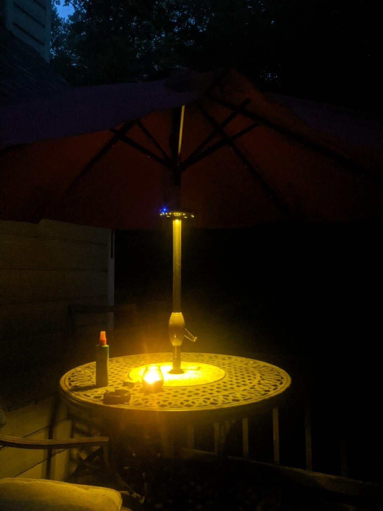 Eletorot Patio Umbrella Lights-Rechargeable Outdoor Lights for Patio Decor customer photo 2