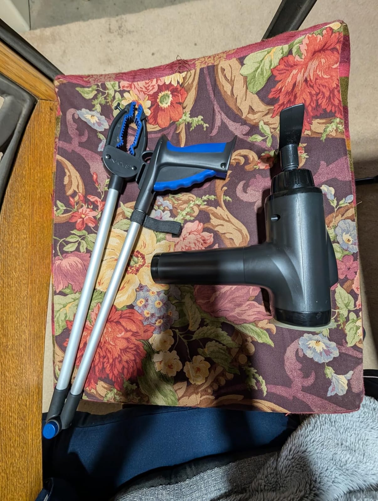 OLsky Massage Gun Deep Tissue 30 Speeds 9 Attachments Handheld (Grey) | Electric Muscle Massager, High-intensity Percussion, Massage Device for Pain Relief, Quiet and Powerful, Ideal for Recovery customer photo 2