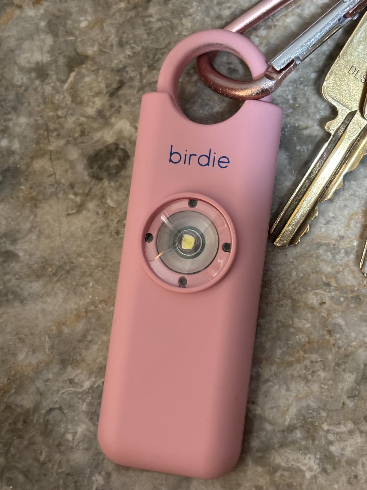 She’s Birdie–The Original Personal Safety Alarm for Women by Women–Loud Siren, Strobe Light and Key Chain in a Variety of Colors (Aqua) customer photo 2