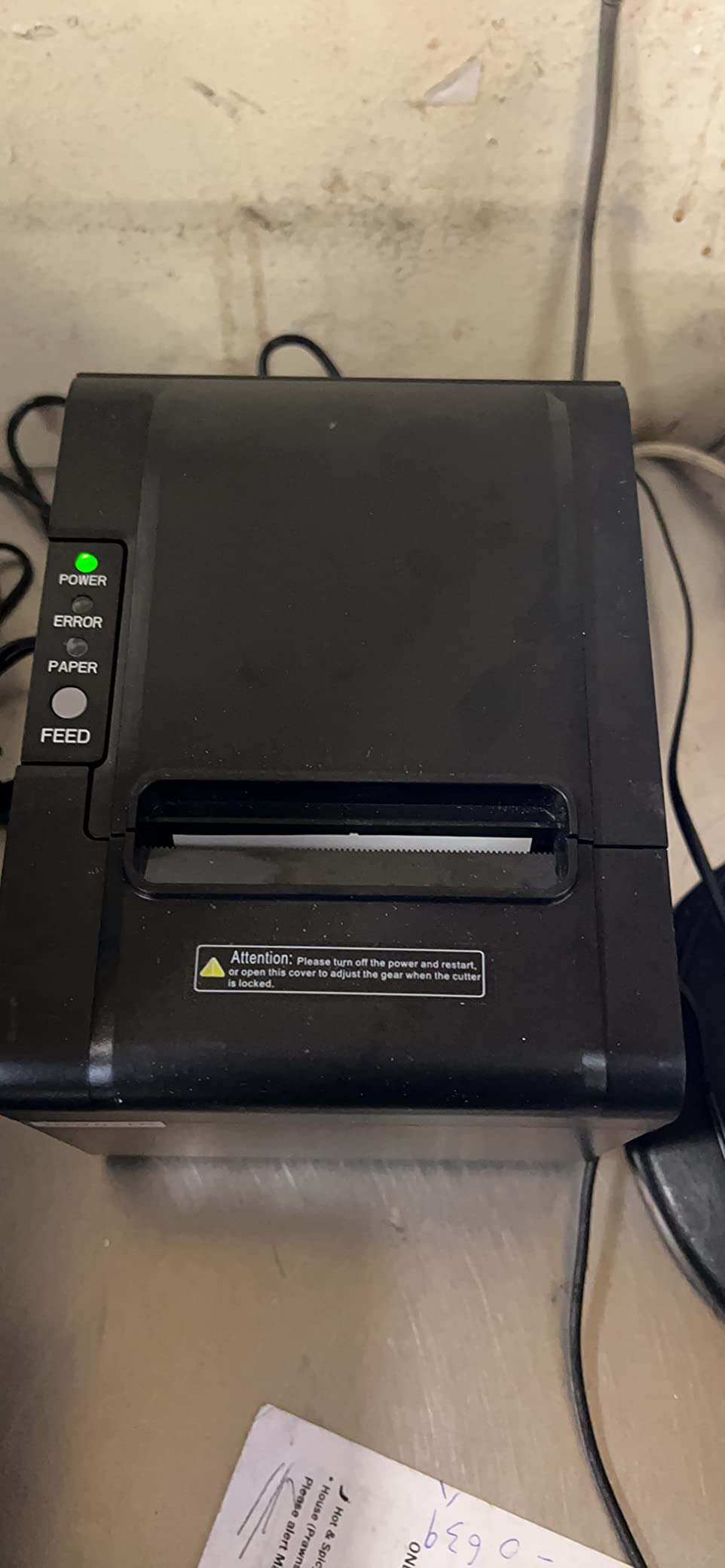 Rongta POS Printer, 80mm USB Thermal Receipt Printer, Restaurant Kitchen Printer with Auto Cutter Support Cash Drawer,USB Serial Ethernet Interface for Windows/Mac/Linux,Do Not Square (RP326) customer photo 1