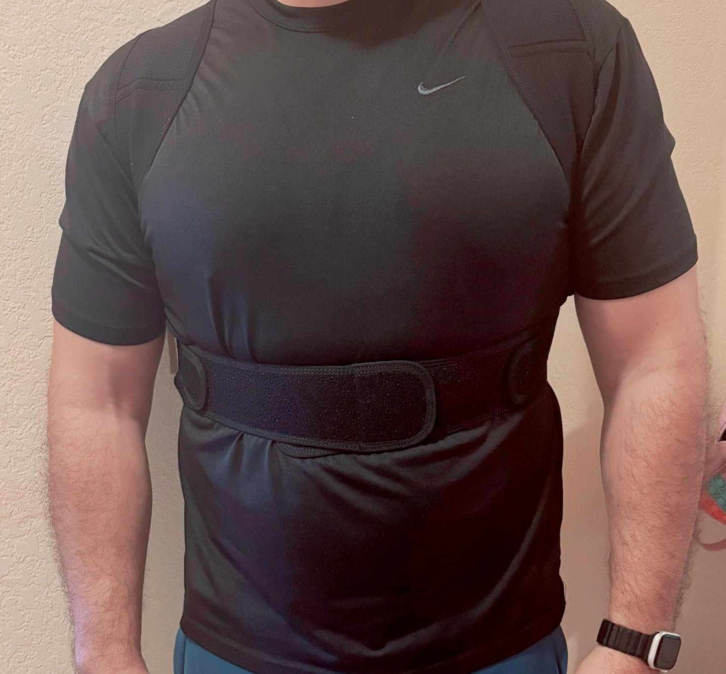 Vicorrect Posture Corrector for Women and Men, Adjustable Upper Back Brace for Clavicle Support and Providing Pain Relief from Neck, Shoulder, and Upper Back (S/M) customer photo 1