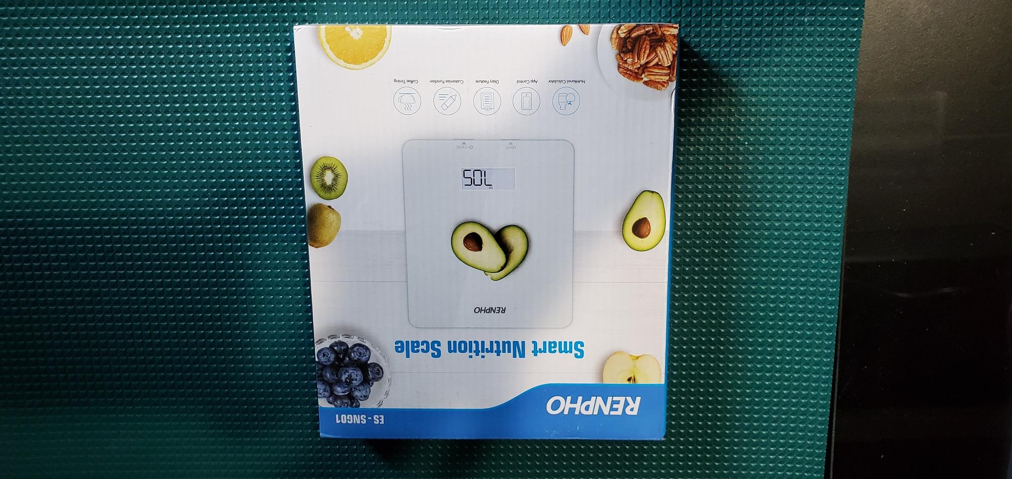 RENPHO Smart Food Scale with Nutritional Calculator, Bluetooth App, Black customer photo 2