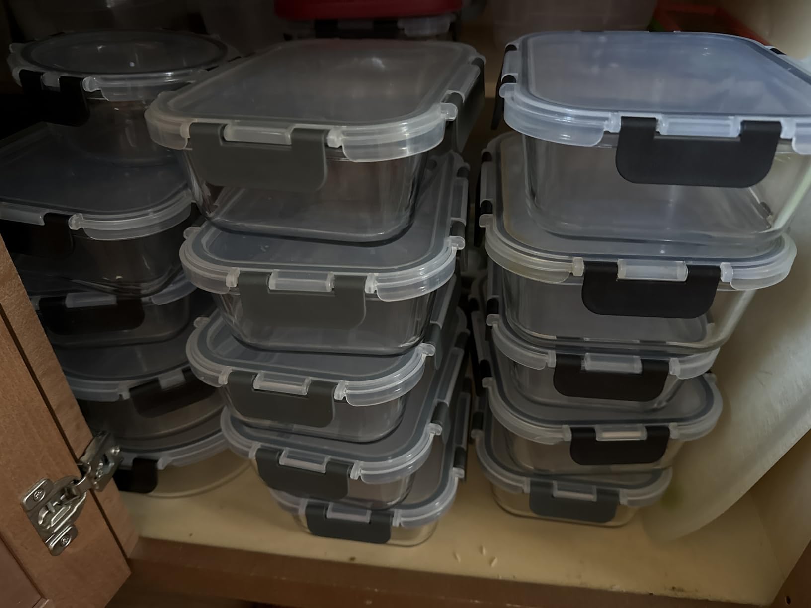 KOMUEE 10 Packs 30 oz Glass Meal Prep Containers with Lids customer photo 1