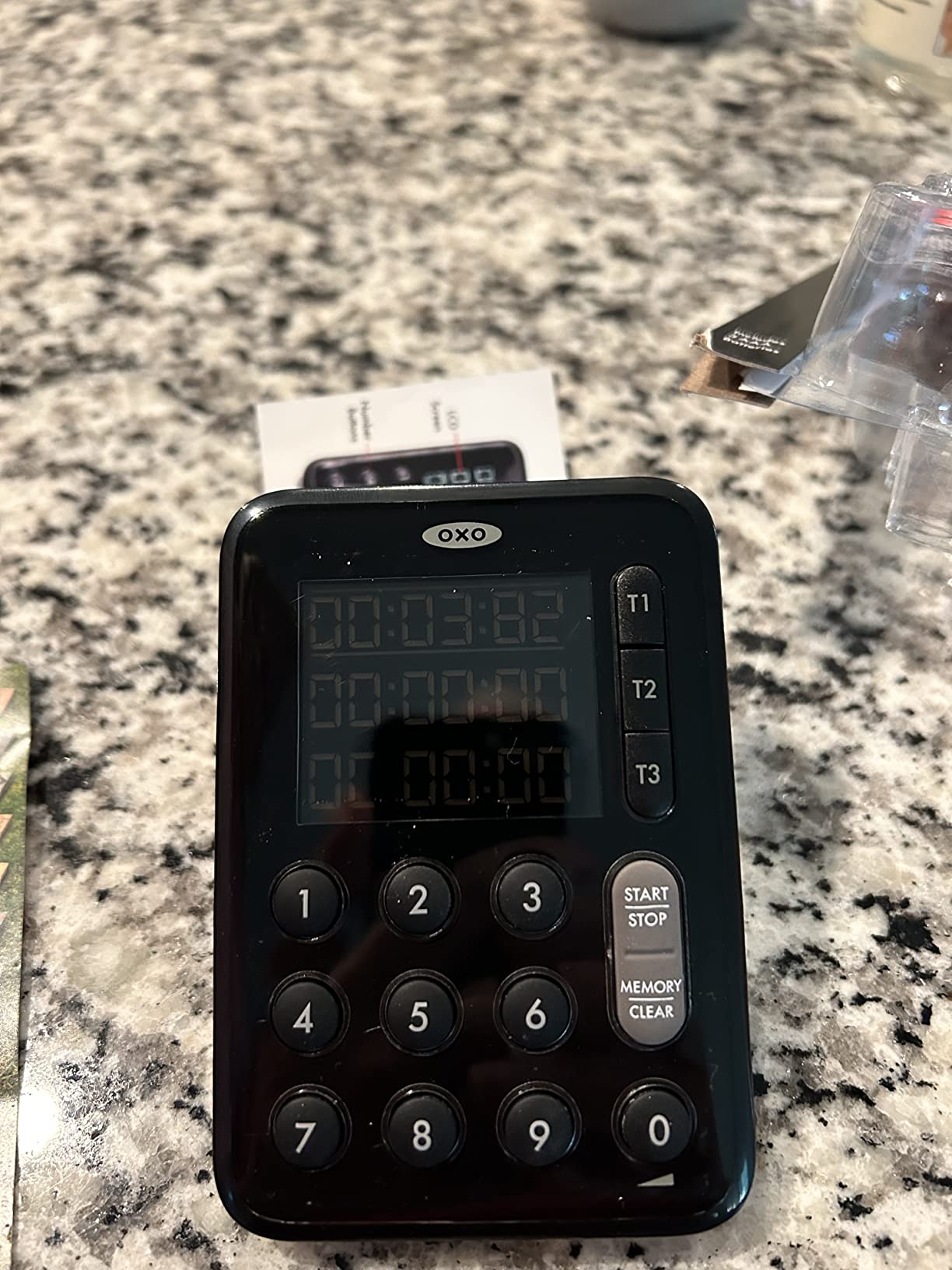 OXO Good Grips Digital Triple Kitchen Timer - Black customer photo 2