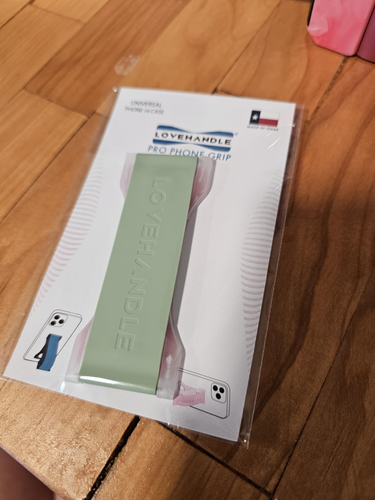 LOVEHANDLE PRO Phone Grip + Kickstand - Black Elastic customer photo 2