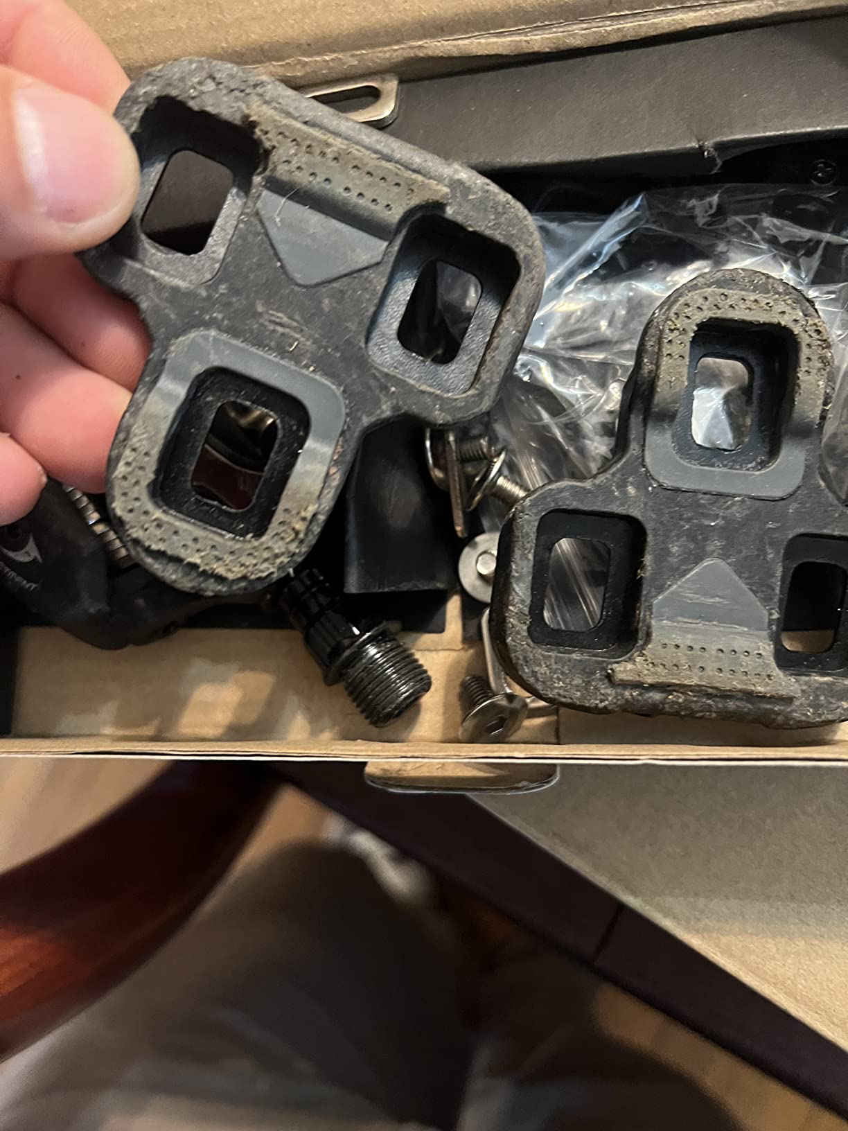 ROCKBROS Bike Pedals Road Bicycle Pedals Cleats Set Clipless Pedals Compatible with Look KEO Structure customer photo 2