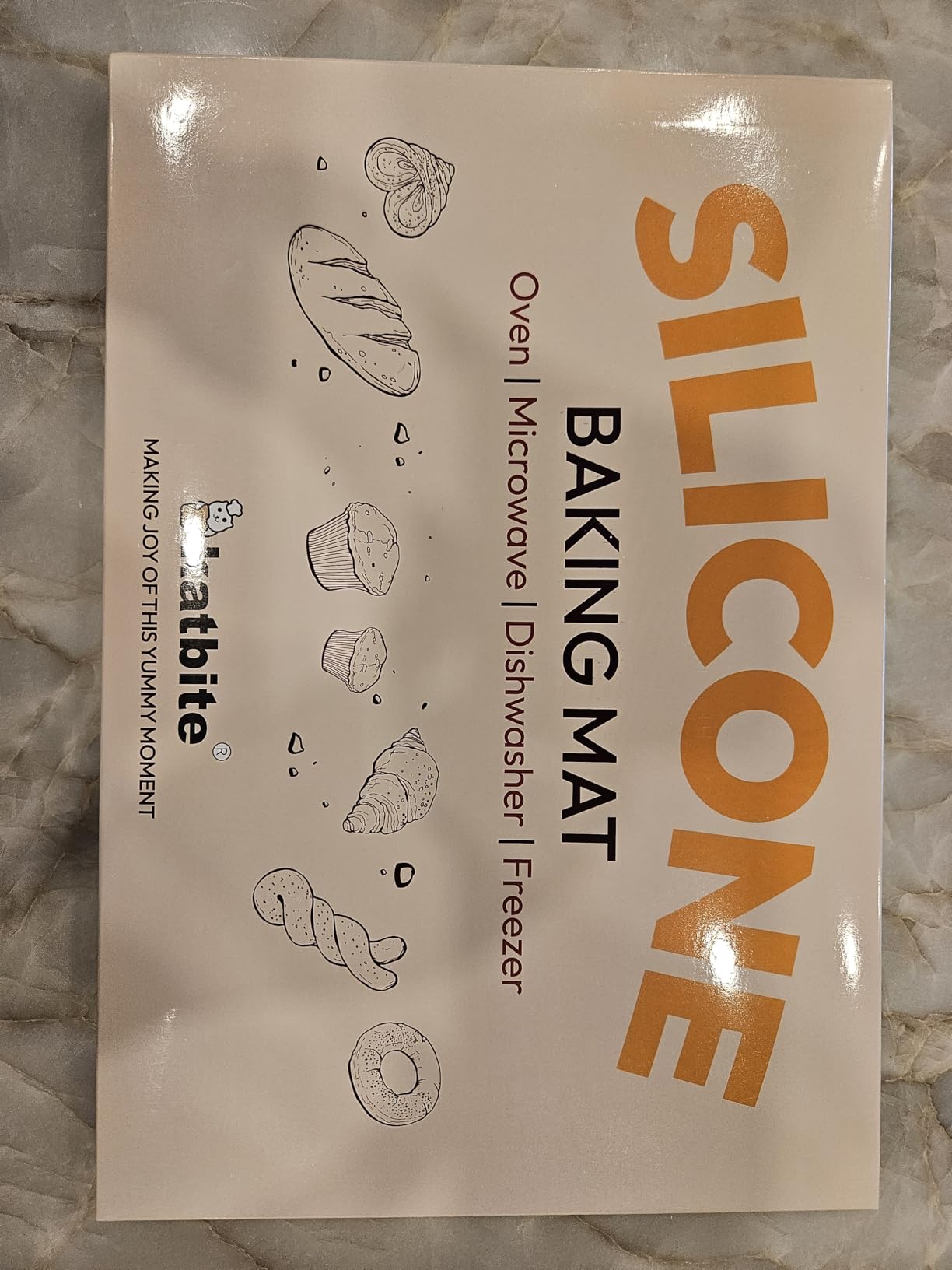 Katbite Silicone Baking Mat Set of 3 Grey customer photo 1