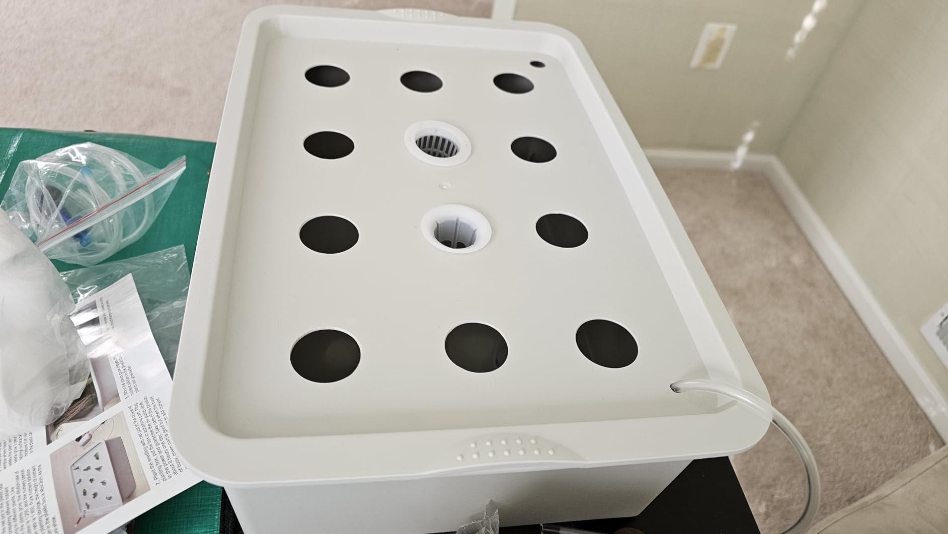 MAOPINER Indoor Hydroponic Grow Kit 12 Sites Deep Water Culture System customer photo 2