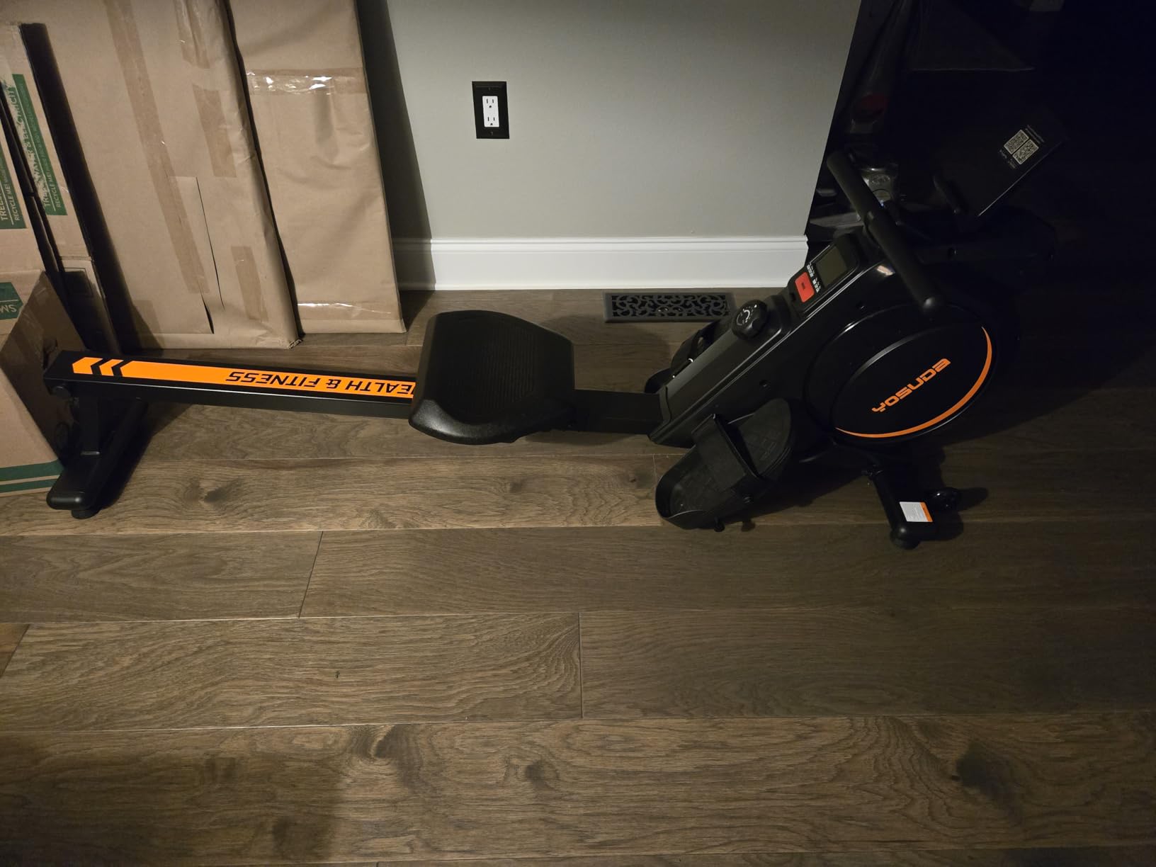 YOSUDA Rowing Machine for Home, Magnetic Rower Machine for Beginners to Athletes, Use with Resistance Adjustment Function, Bluetooth, App Supported, LCD Monitor, and Comfortable Seat Cushion customer photo 2