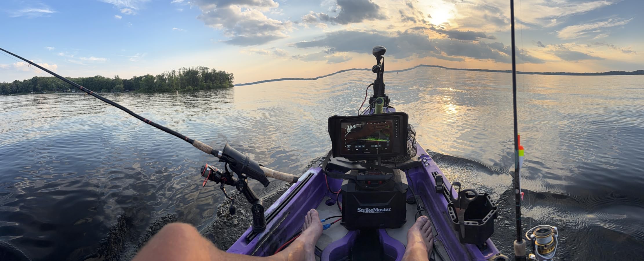 AQUOS Haswing Transom Trolling Motor 12V 55lbs 26in with Wireless Remote customer photo 2