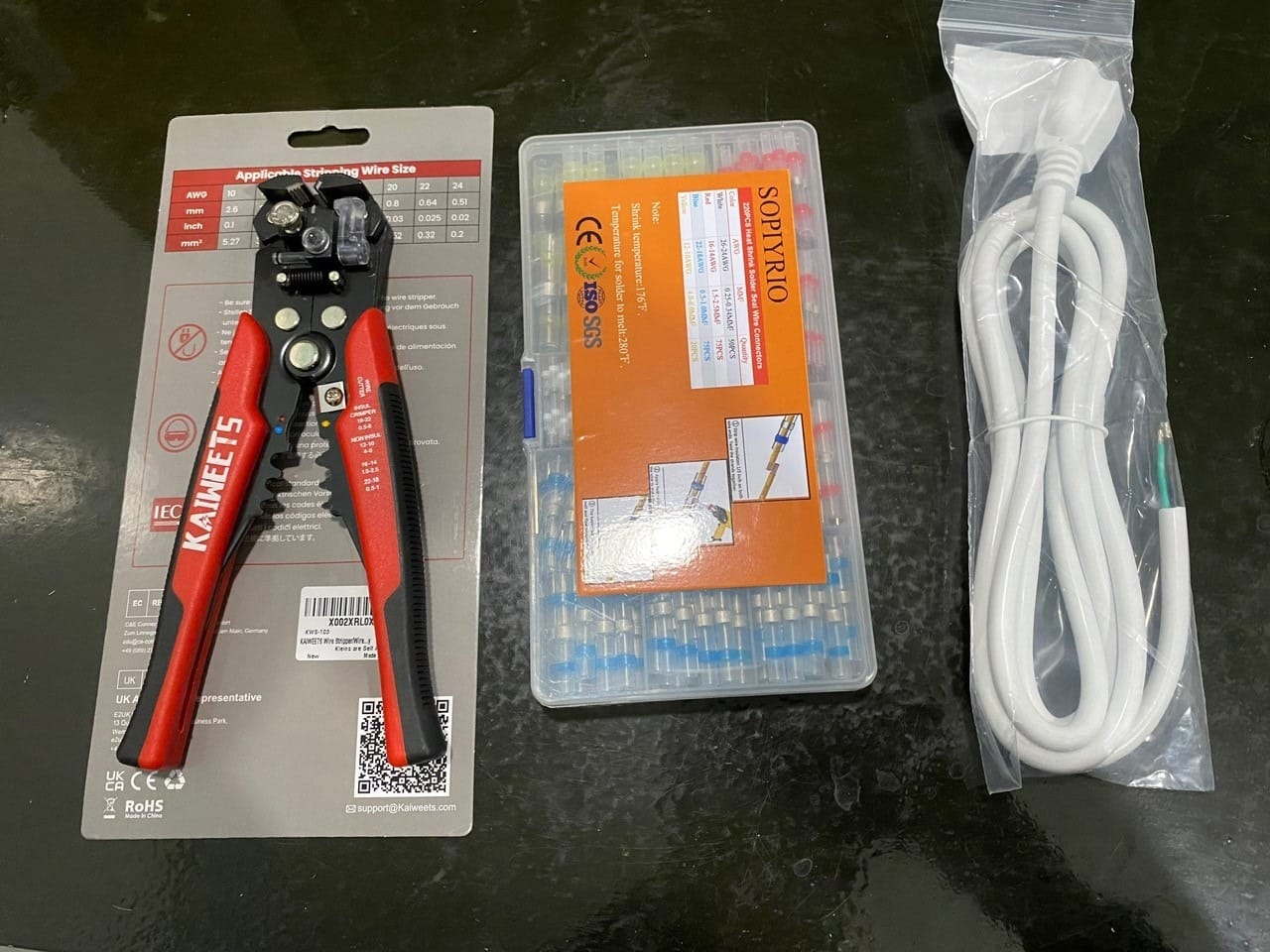 KAIWEETS Self Adjusting Wire Stripper - 3 in 1 Heavy Duty Automatic Wire Stripping Tool | 10-24 AWG Wire Cutter for Electrical Cable Cutting, Crimping Tool customer photo 1