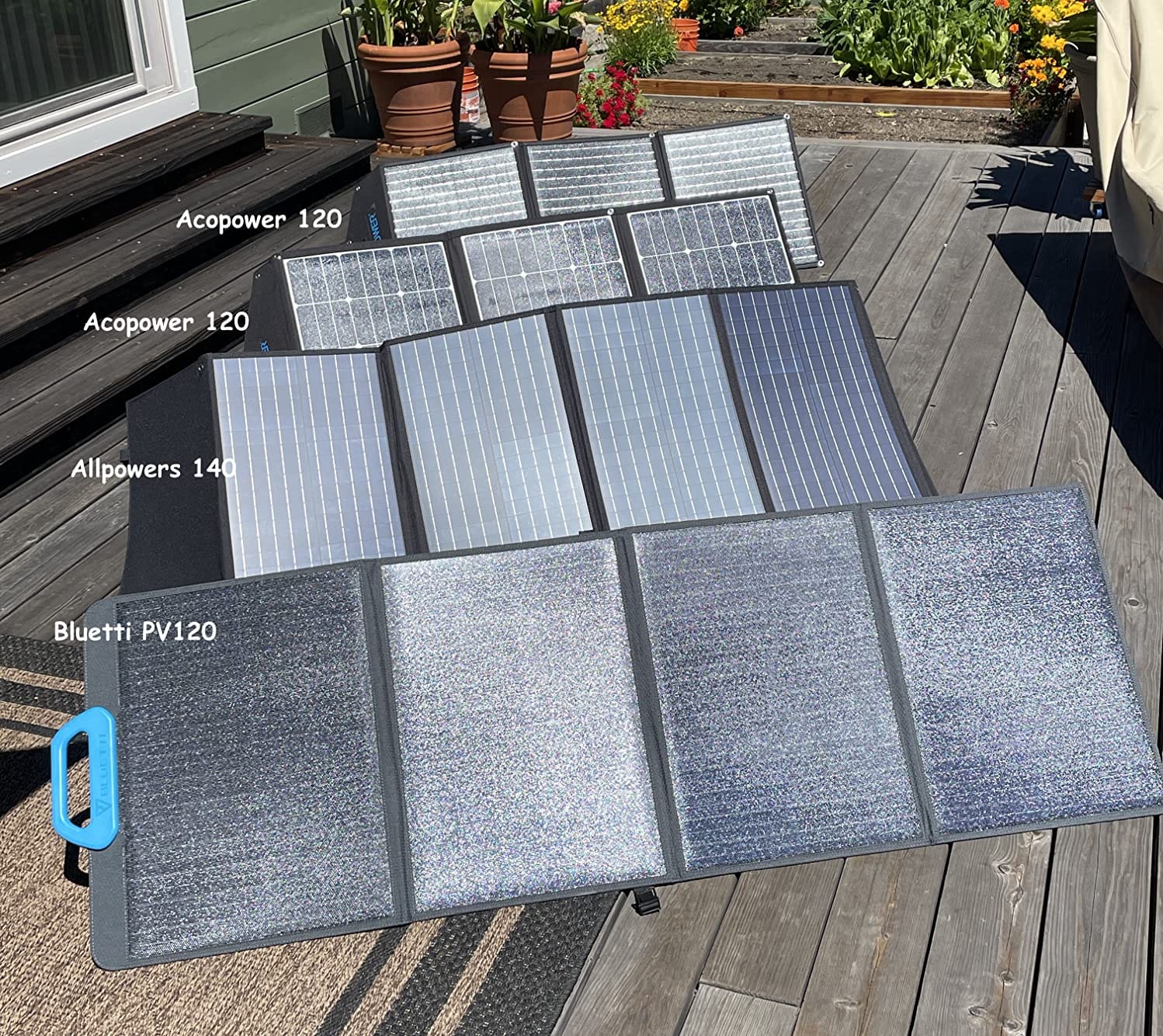BLUETTI 100W Portable Solar Panel 23.4% High Efficiency IP67 Waterproof customer photo 1