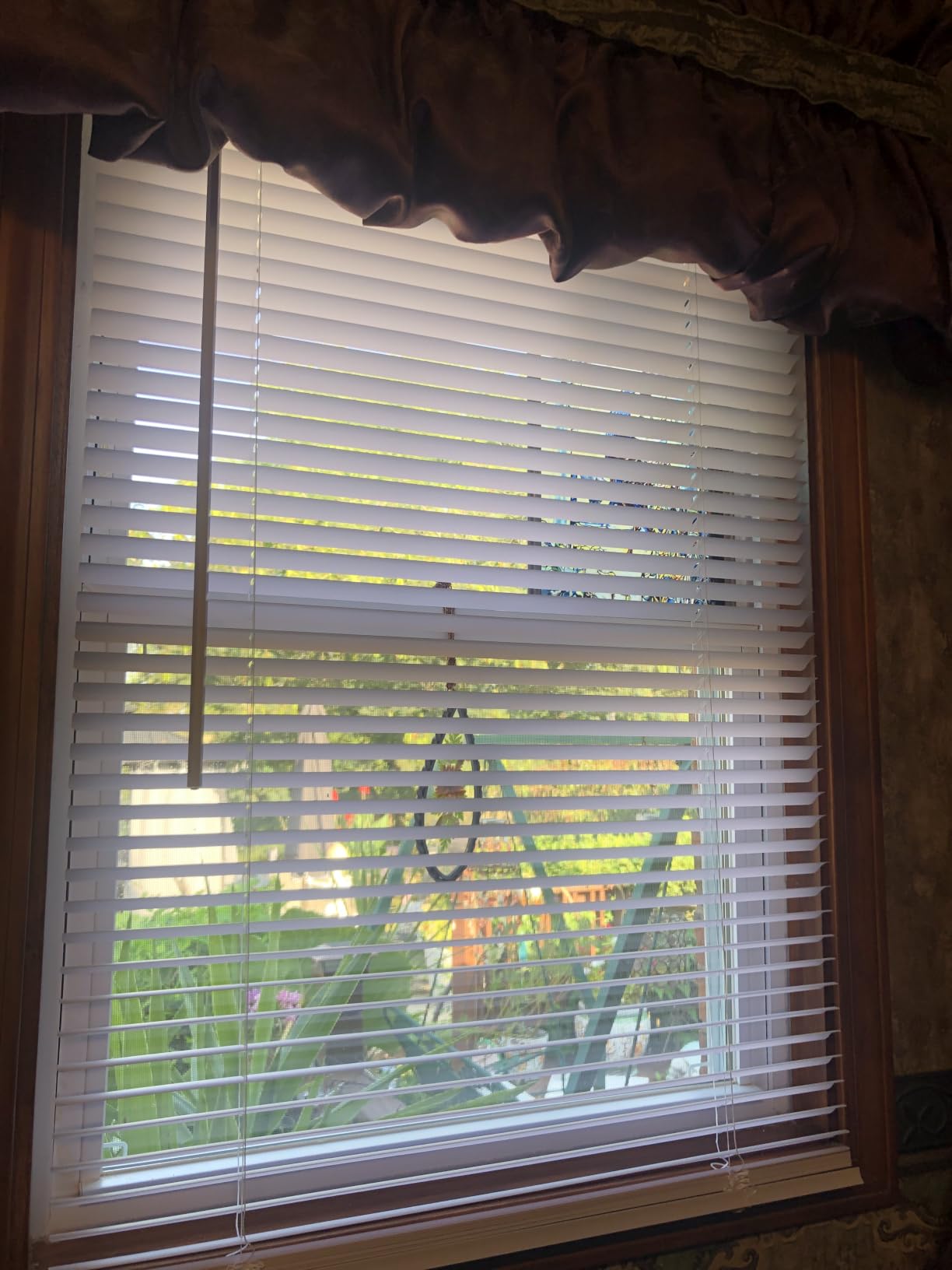 Calyx Interiors 1“ Mini Blinds, 30.5“W x 60“H, White, Light Filtering customer photo 1