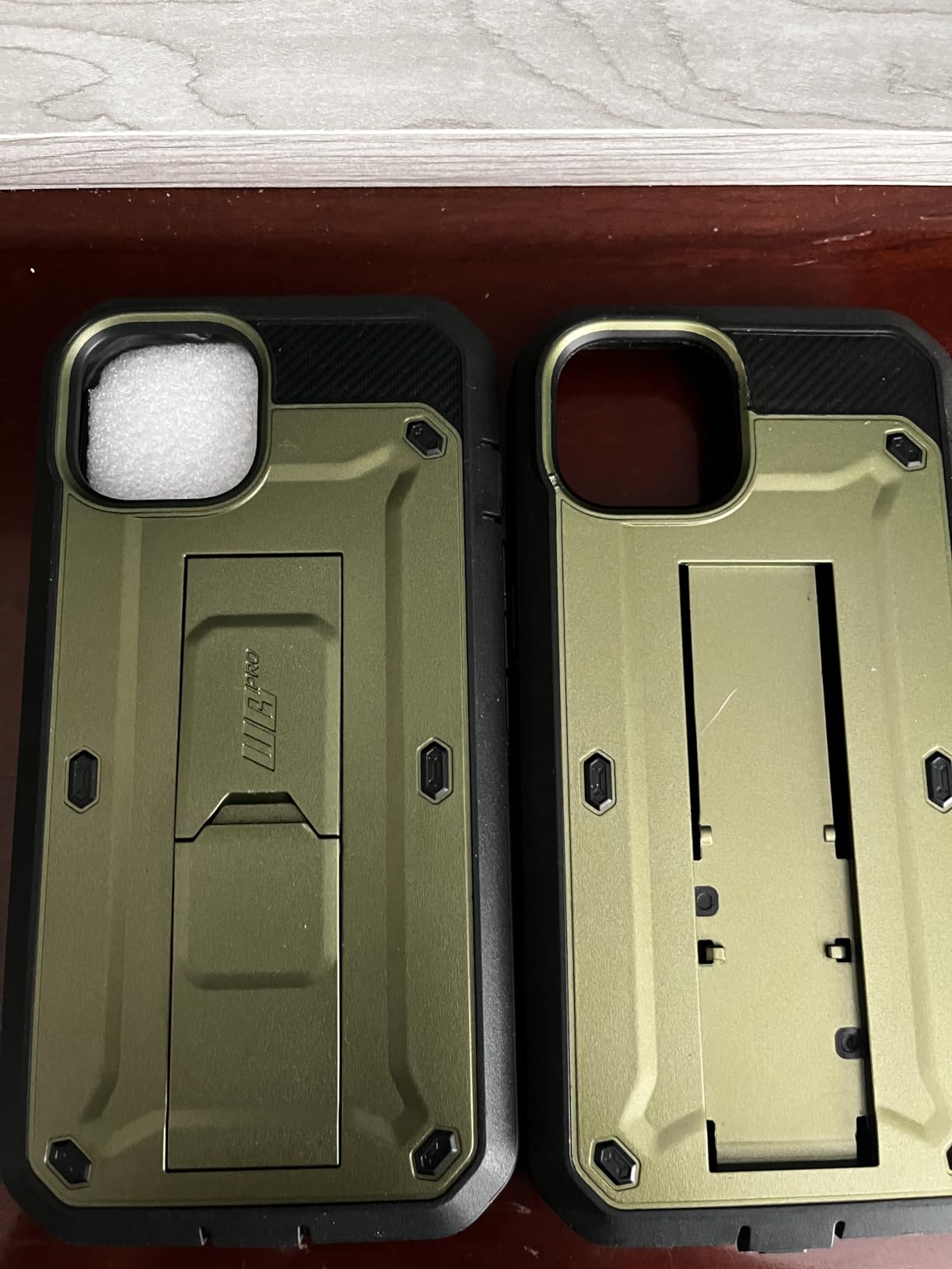 SUPCASE for iPhone 13 Case (6.1 inch) with Screen Protector, Black customer photo 2