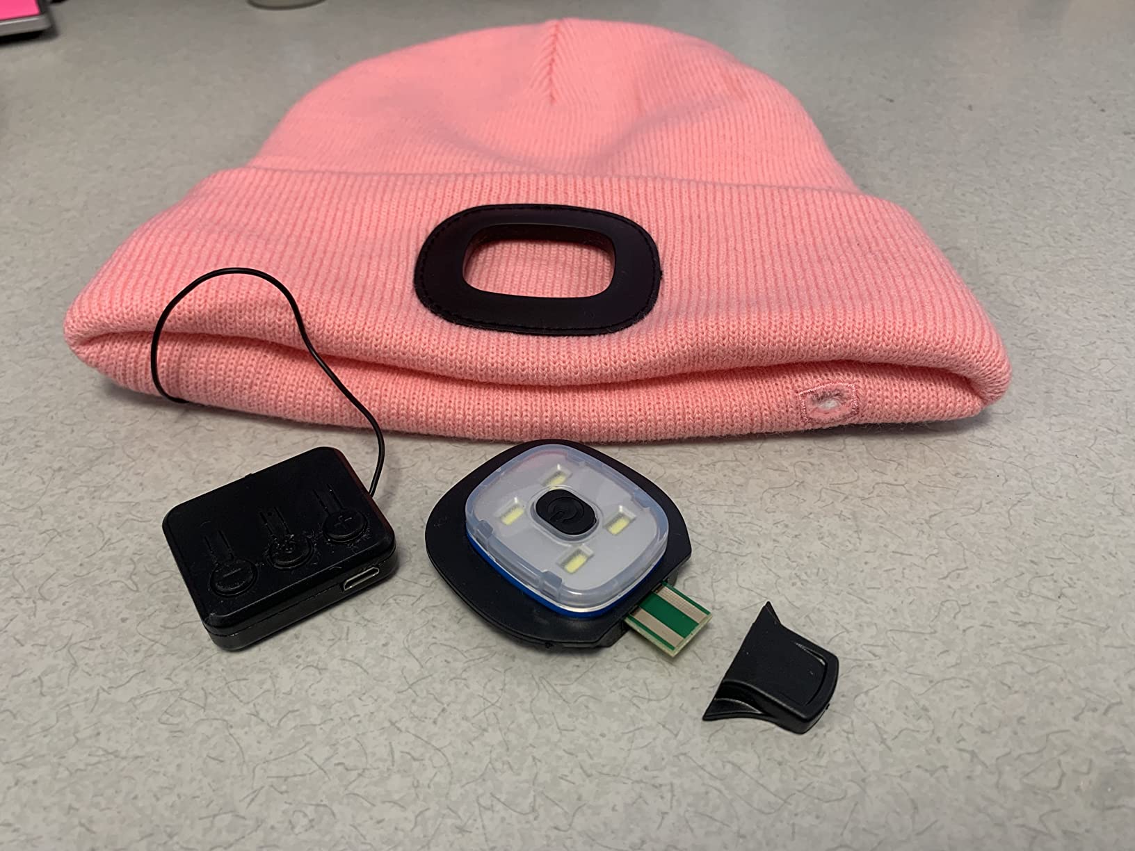 Wmcaps Bluetooth Beanie with LED Light and Headphones, Christmas Tech Gifts customer photo 1