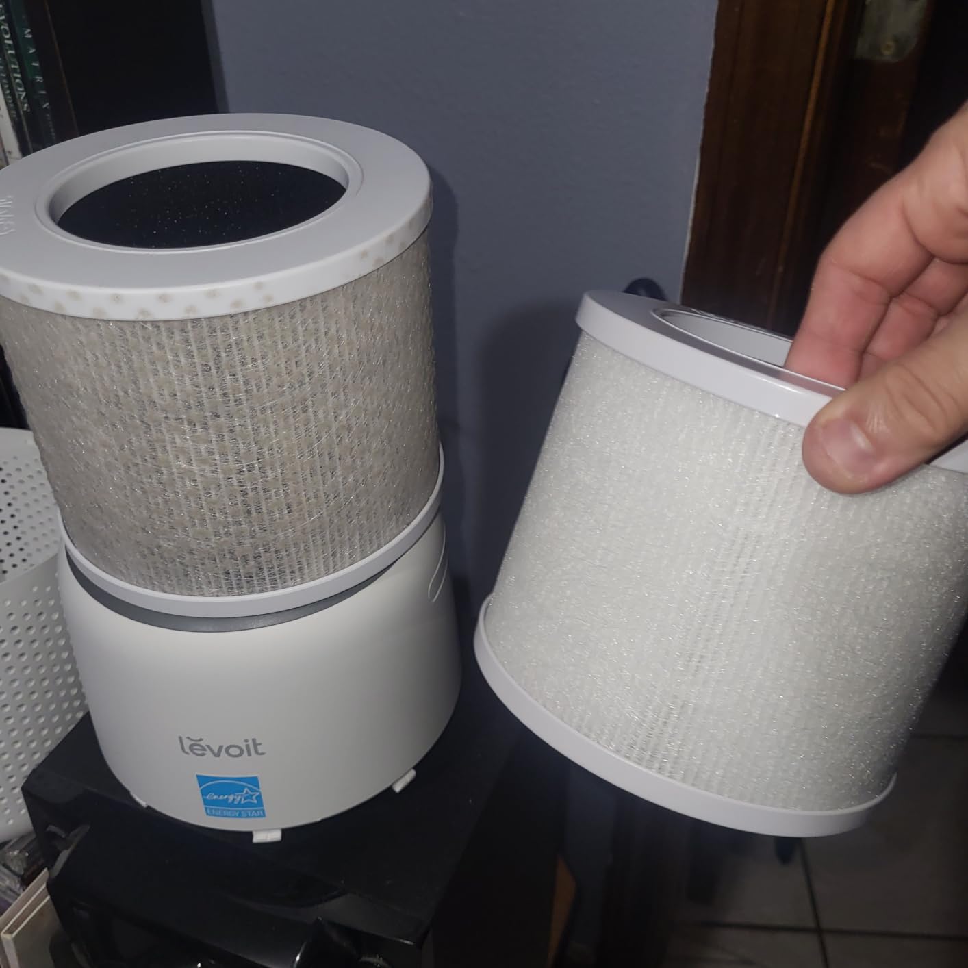 Levoit Air Purifiers for Bedroom Home Pets Dorm Room, Small Air Purifiers customer photo 1