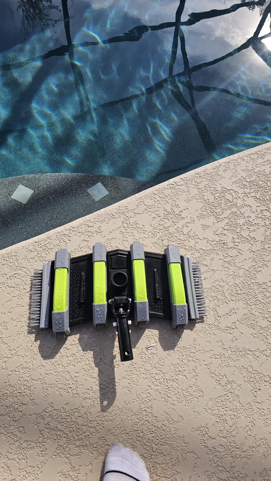 Sepetrel Pool Vacuum Head with Wheels, 17.5-Inch, Side and Bottom Brushes customer photo 2