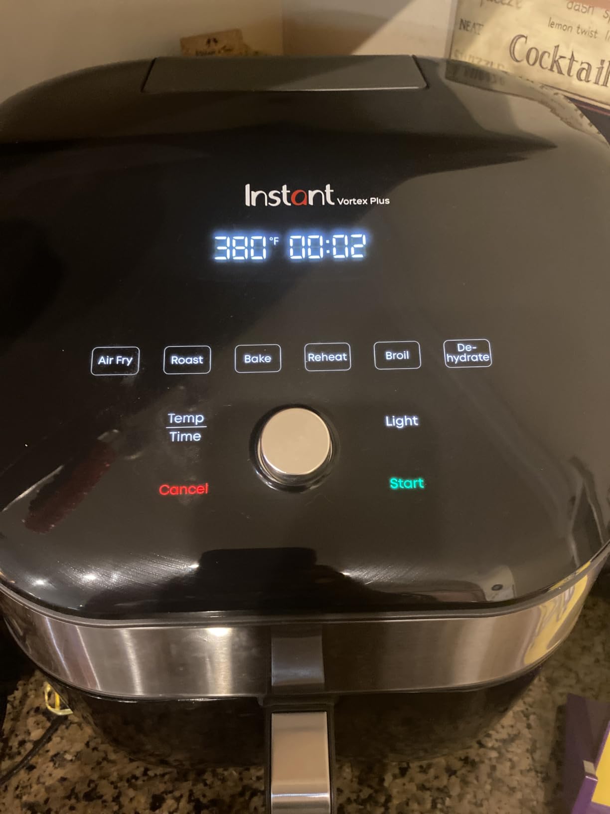 Instant Pot Vortex Plus XL ClearCook 8 Qt 8-in-1 Air Fryer, Black customer photo 2