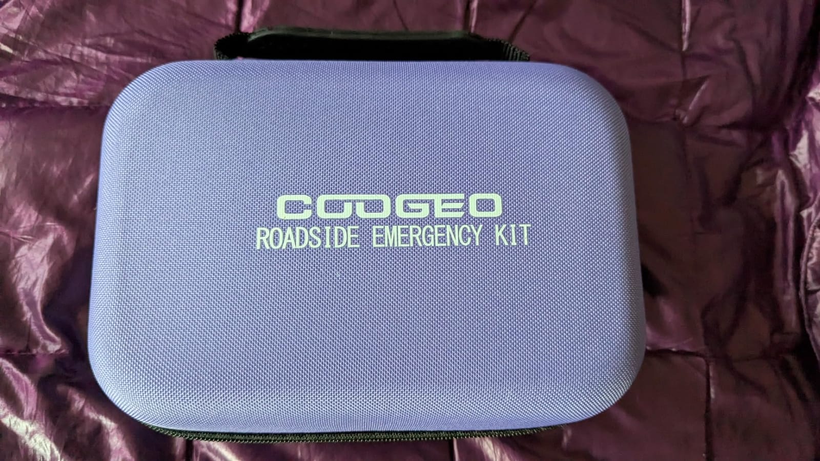 Car Emergency Kit with Battery Jumper Cables, Black customer photo 1